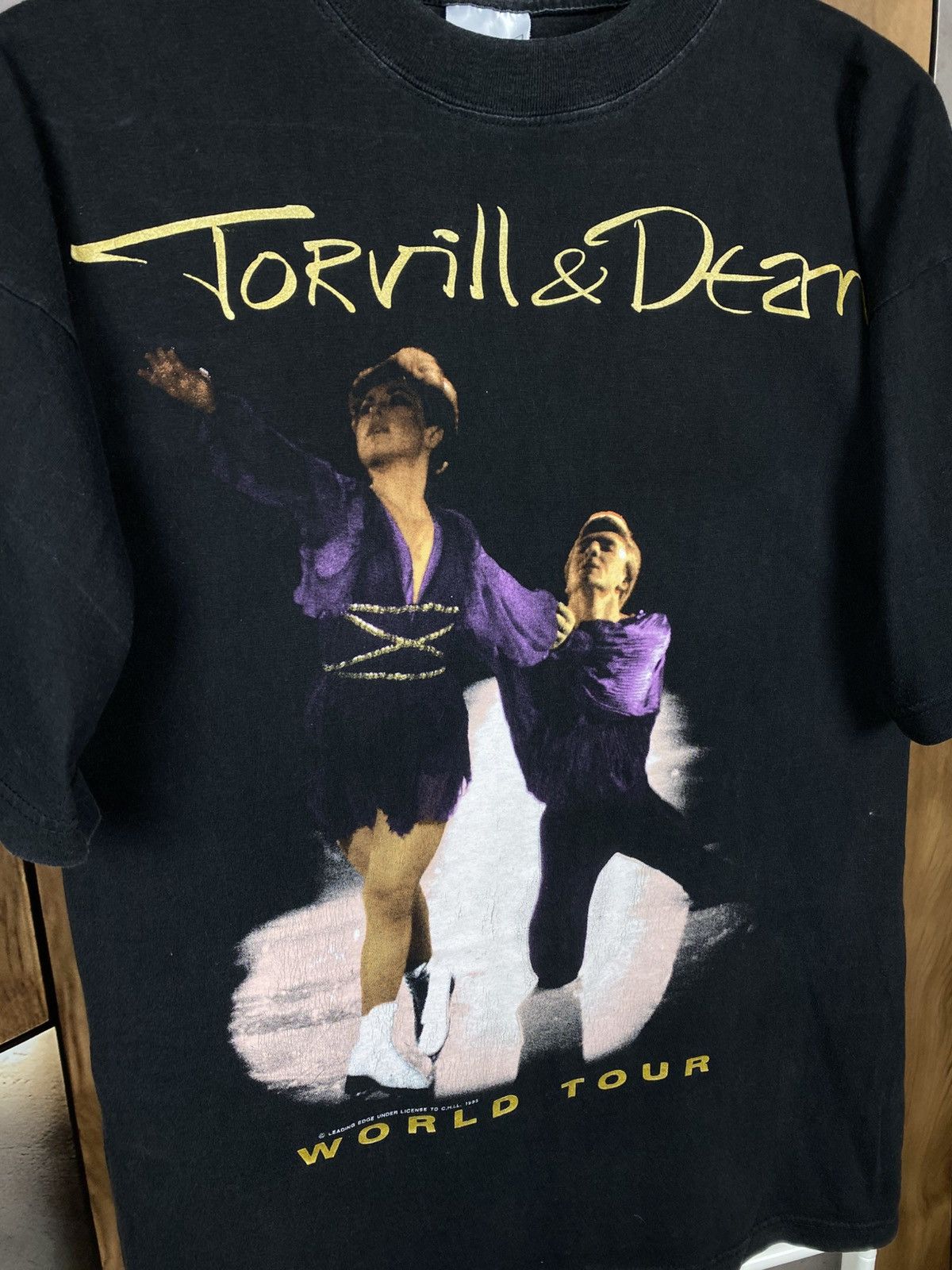 Vintage 💋Vintage 1995 Torvill Dean The Music World Tour Tee💋 Size US M / EU 48-50 / 2 - 3 Thumbnail