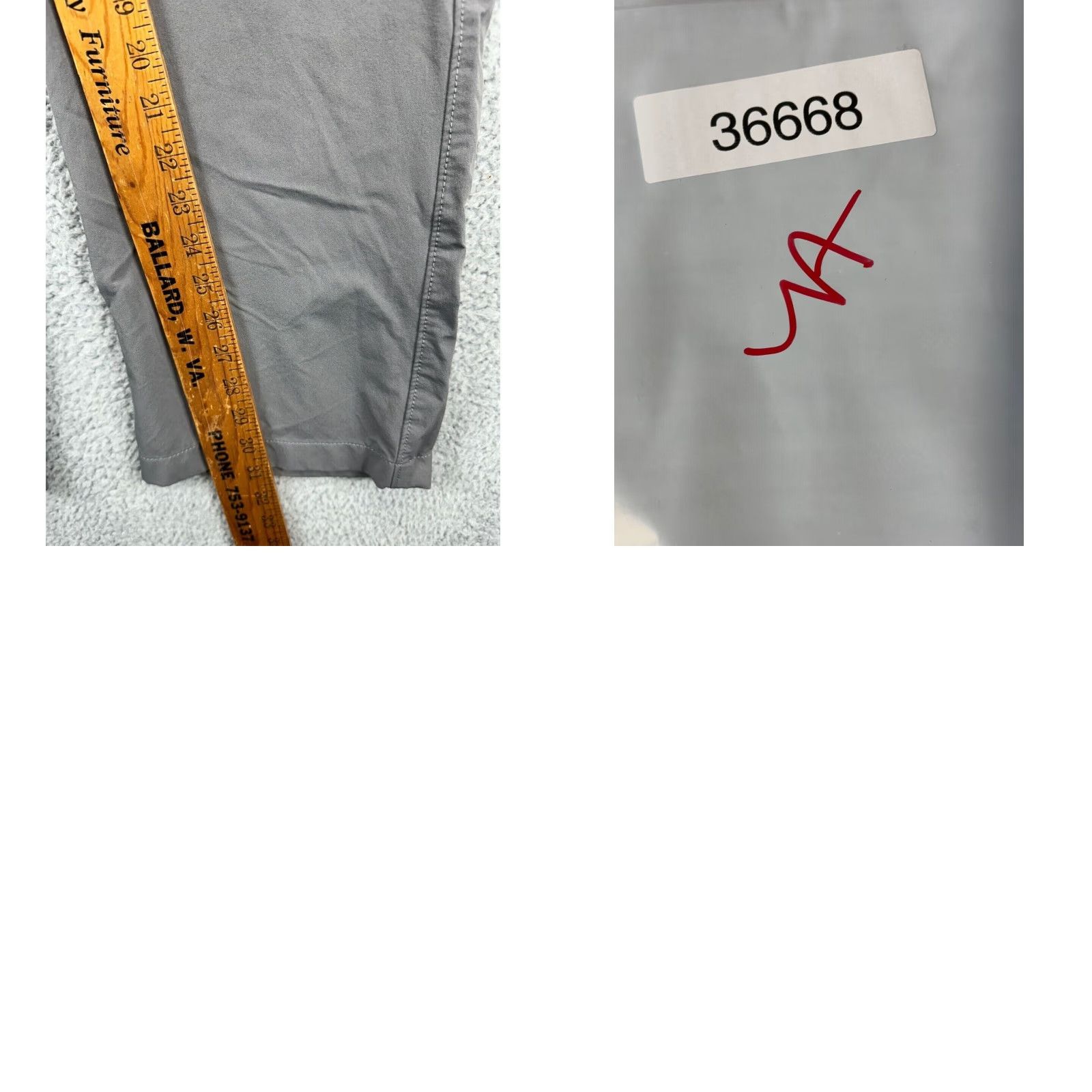 Under Armour Under Armour Pants Mens 36 Grey Logo Chino Straight Leg Golf Athletic Flat Front Size US 36 / EU 52 - 8 Thumbnail