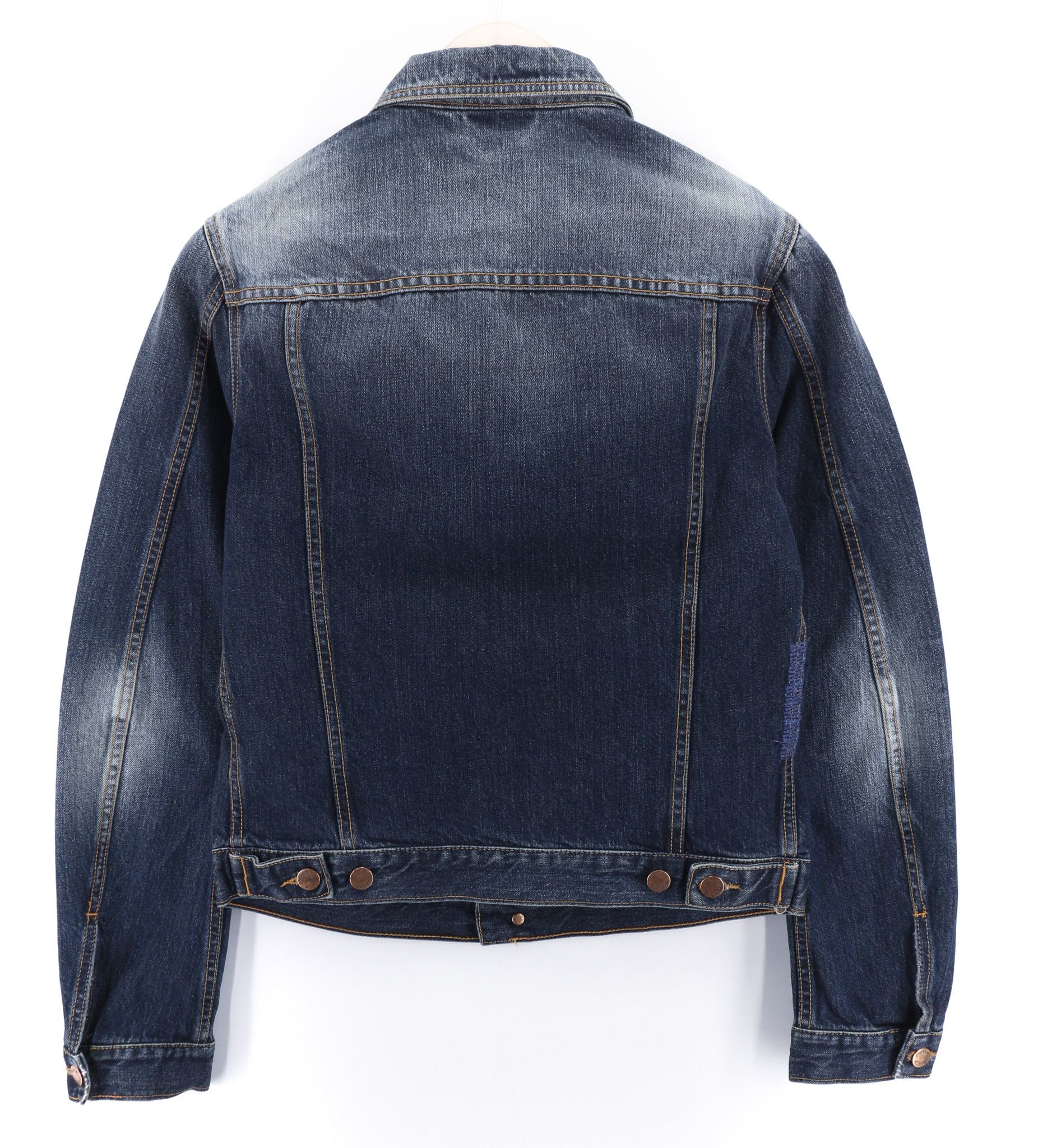 Nudie Jeans TERRY ORG. CONTRAST S Blue Denim Jacket 80381 Size US S / EU 44-46 / 1 - 2 Thumbnail