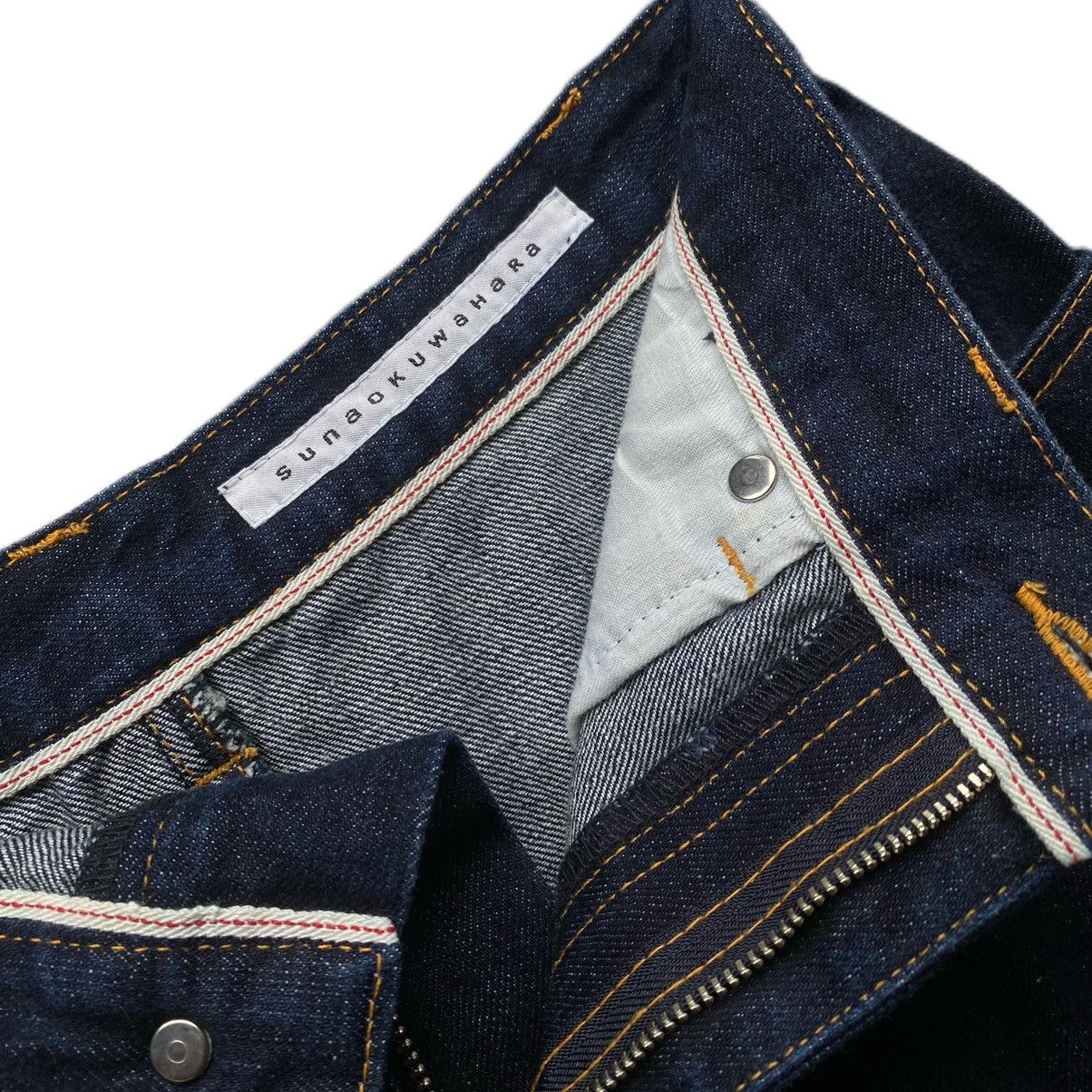 Issey Miyake × Japanese Brand × Sunao Kuwahara ISSEY MIYAKE SUNAO KUWAHARA SELVEDGE DENIM SKIRT🔥 Size 28" / US 6 / IT 42 - 3 Thumbnail