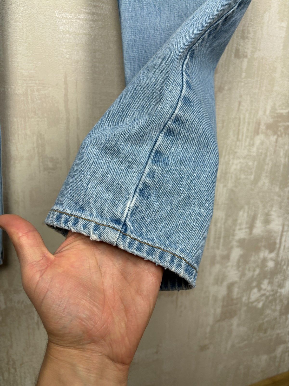 Levi's Vintage Levi's 751 02 Light Blue Stone Wash Denim Jeans Size US 33 - 21 Thumbnail