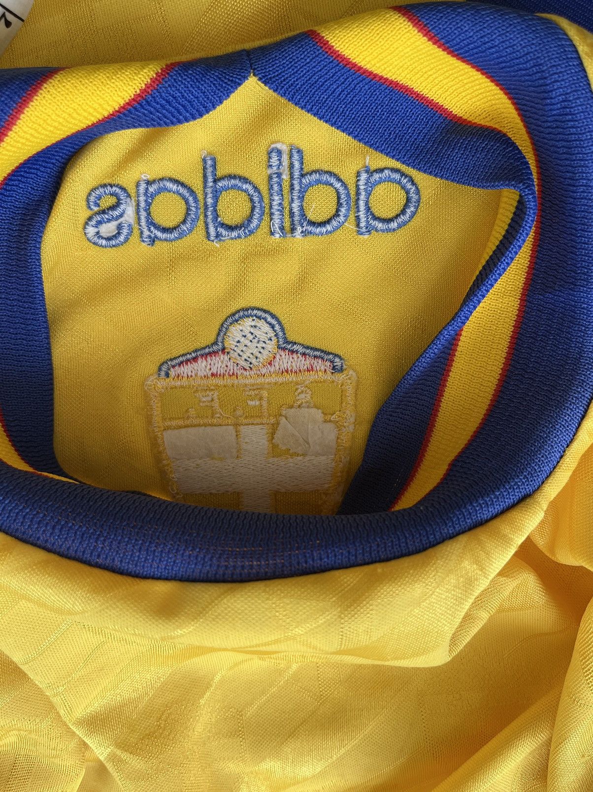 Adidas Sweden 1994/1996 Home ( Golden Generation ) Size US M / EU 48-50 / 2 - 25 Thumbnail