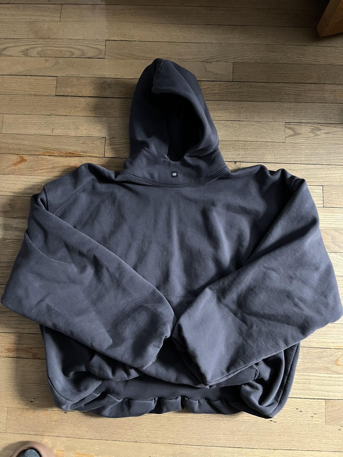 Balenciaga × Gap × Yeezy Yeezy gap engineered by balenciaga Logo Hoodie ‘Dark Grey’ Size US XS / EU 42 / 0 - 1 Thumbnail