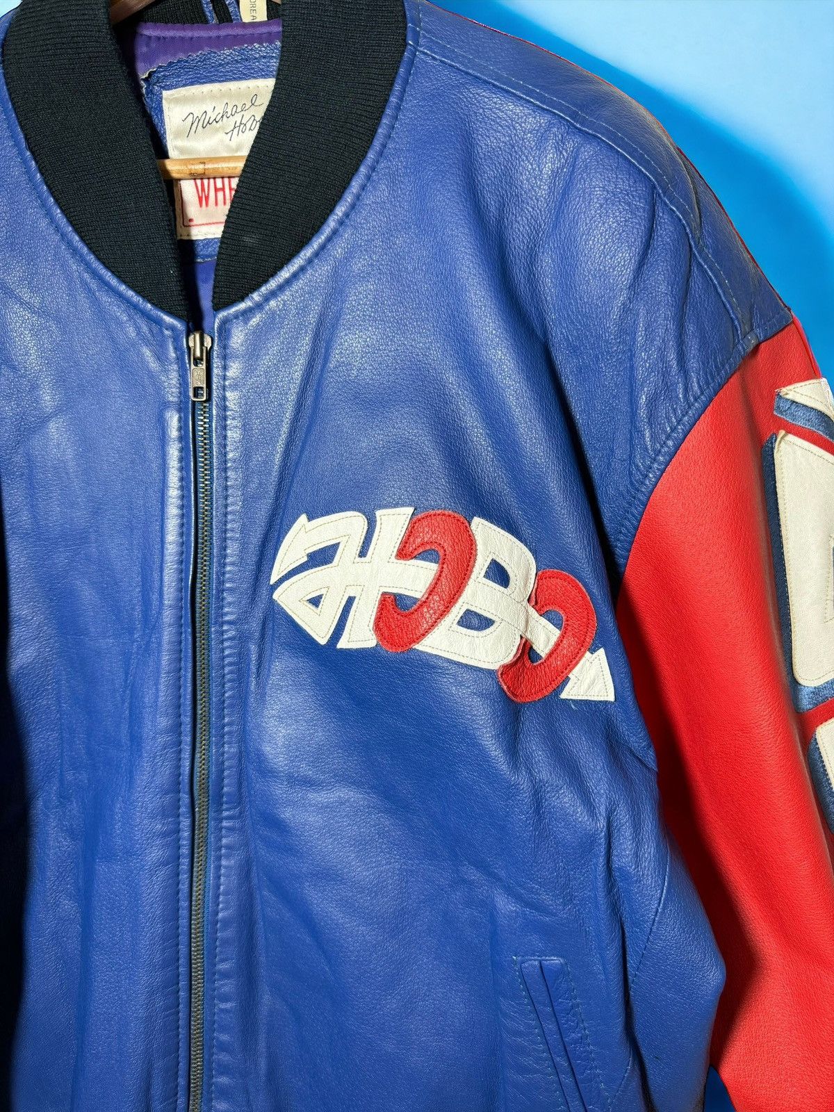 Michael Hoban Michael Hoban Vintage American Leather Bomber Jacket Size US L / EU 52-54 / 3 - 5 Thumbnail