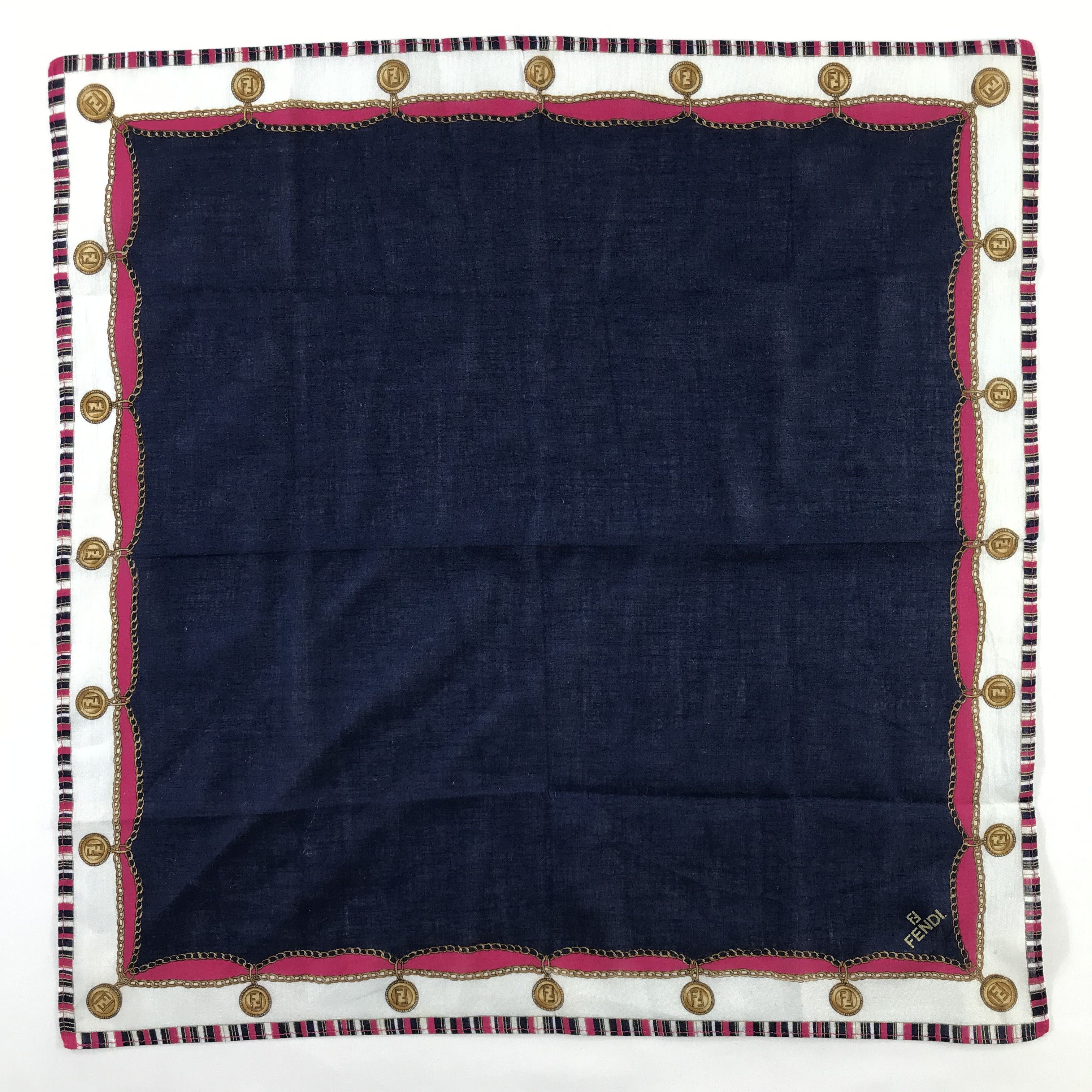 Vintage Vintage Fendi Bandana / Handkerchief / Neckerchief - S756 Size ONE SIZE - 1 Thumbnail