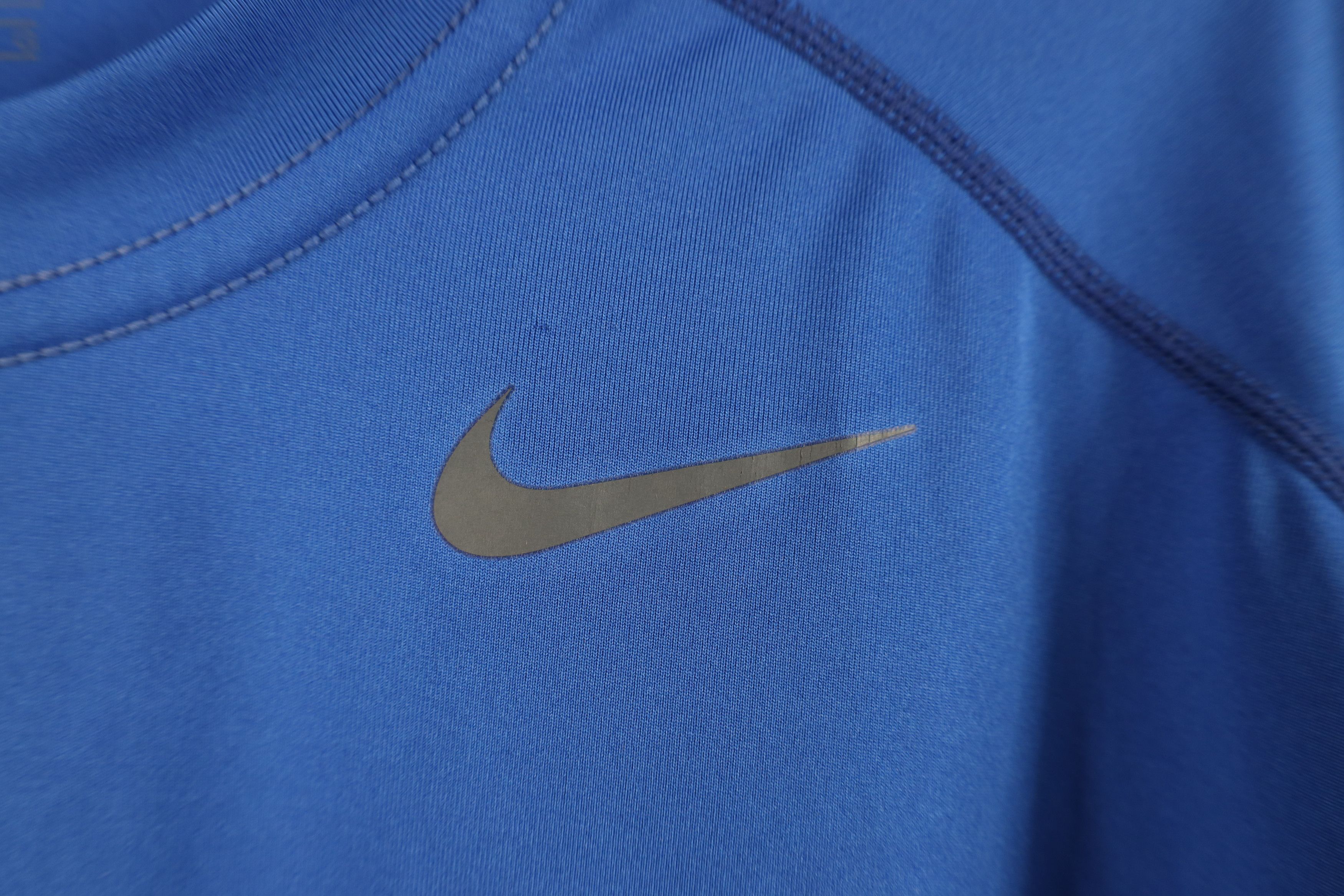Nike Nike Pro Combat Fitted Training Long Sleeve T-Shirt Blue Size US L / EU 52-54 / 3 - 4 Thumbnail