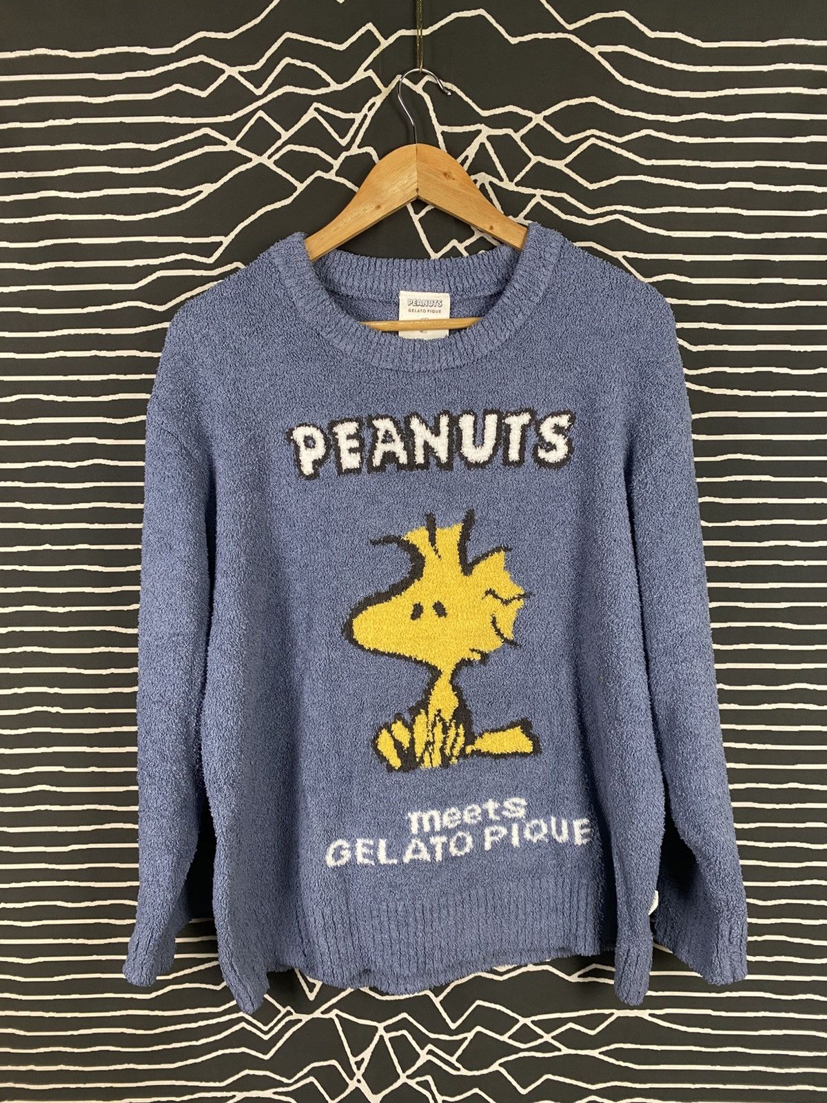 Cartoon Network × Peanuts gelato pique × PEANUTS Baby Moko Jacquard Pullover Size US XL / EU 56 / 4 - 1 Thumbnail