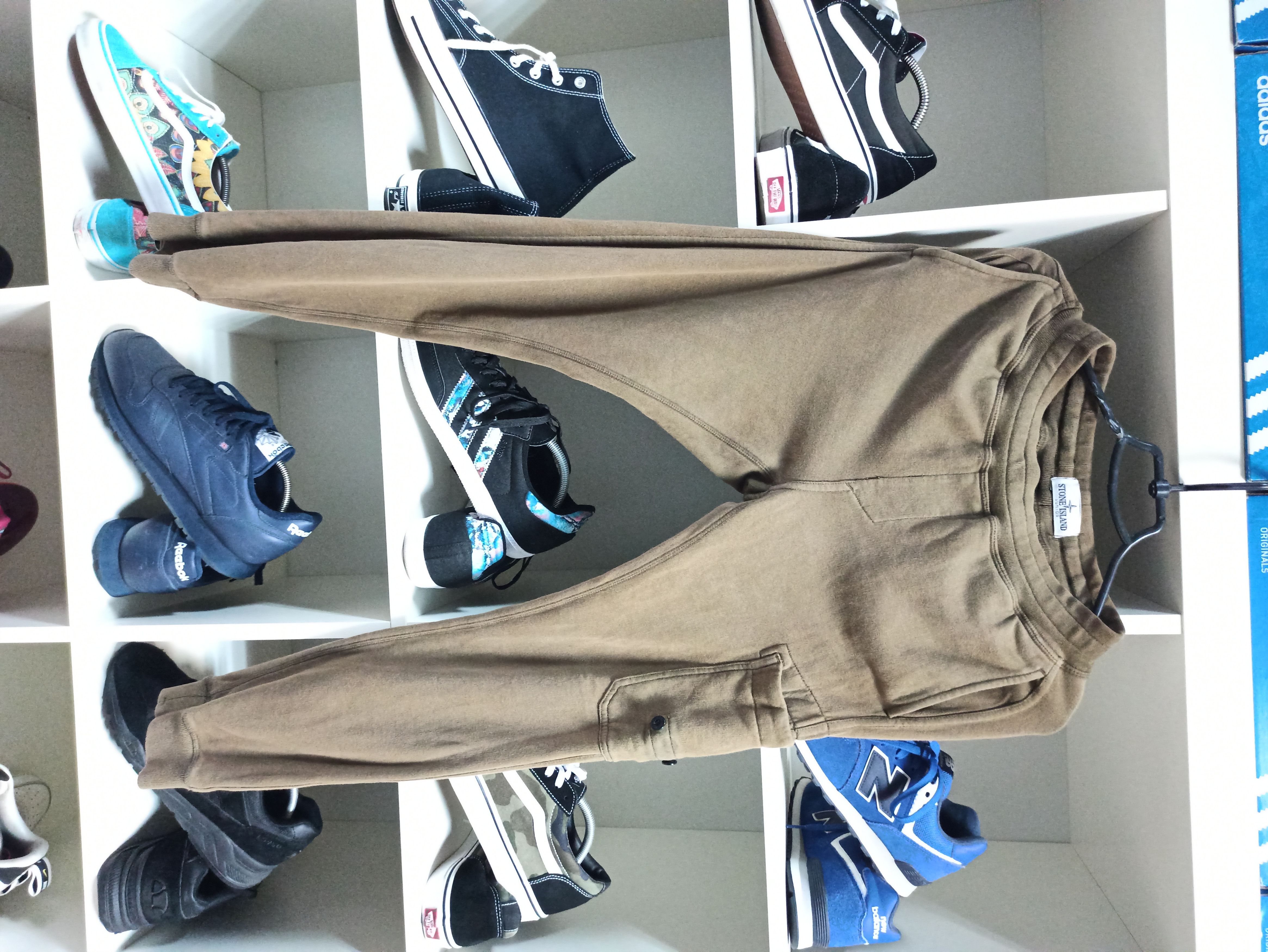 image of Stone Island Junior Sweetpants in Khaki, Men's (Size 26)