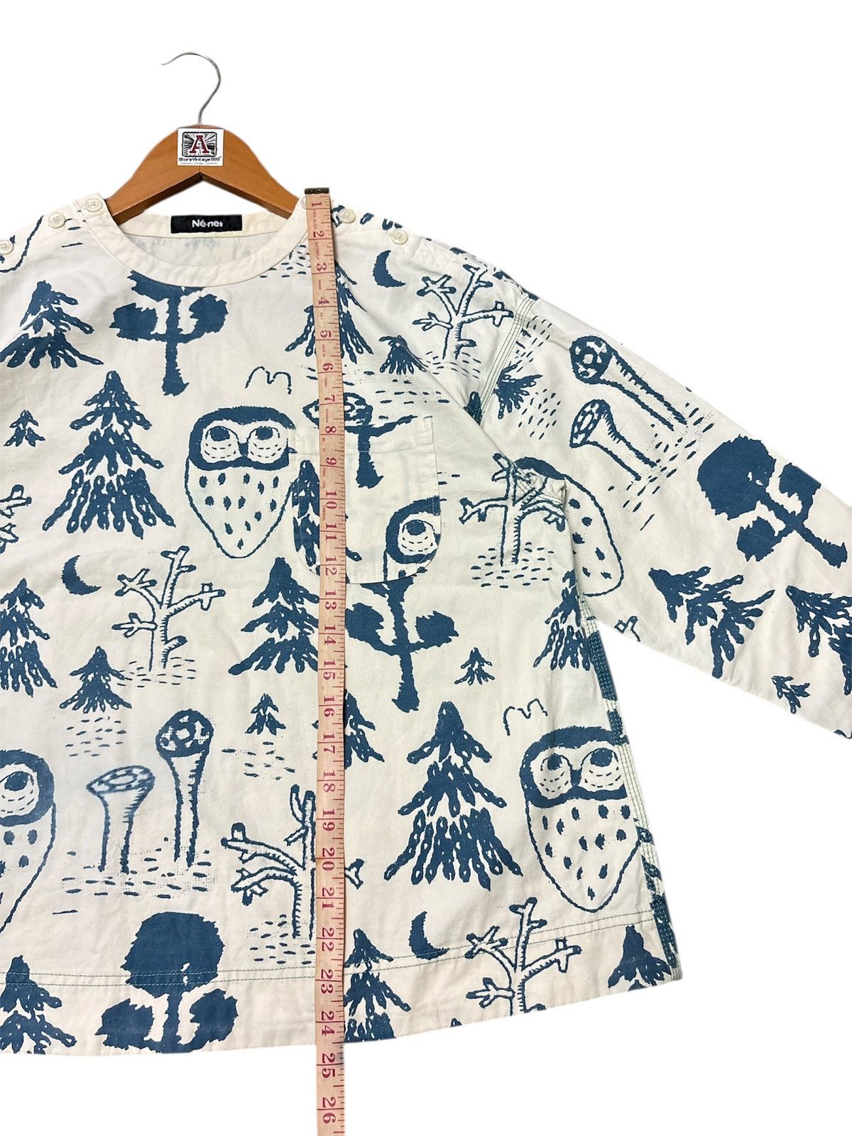 Ne-Net ‼️RARE‼️NE-NET BY ISSEY MIYAKE FOREST OWL TEE🔥 Size US M / EU 48-50 / 2 - 8 Thumbnail