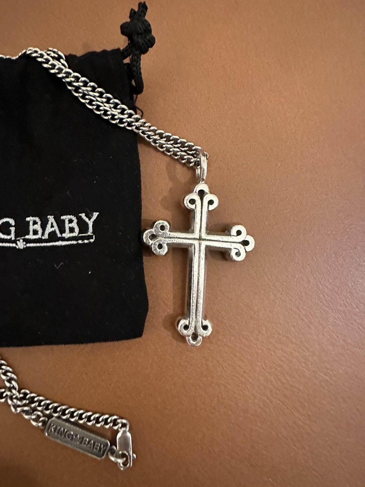 King Baby Studio King Baby Studio Sterling Silver .925 Gothic Cross Necklace Size ONE SIZE - 1 Thumbnail
