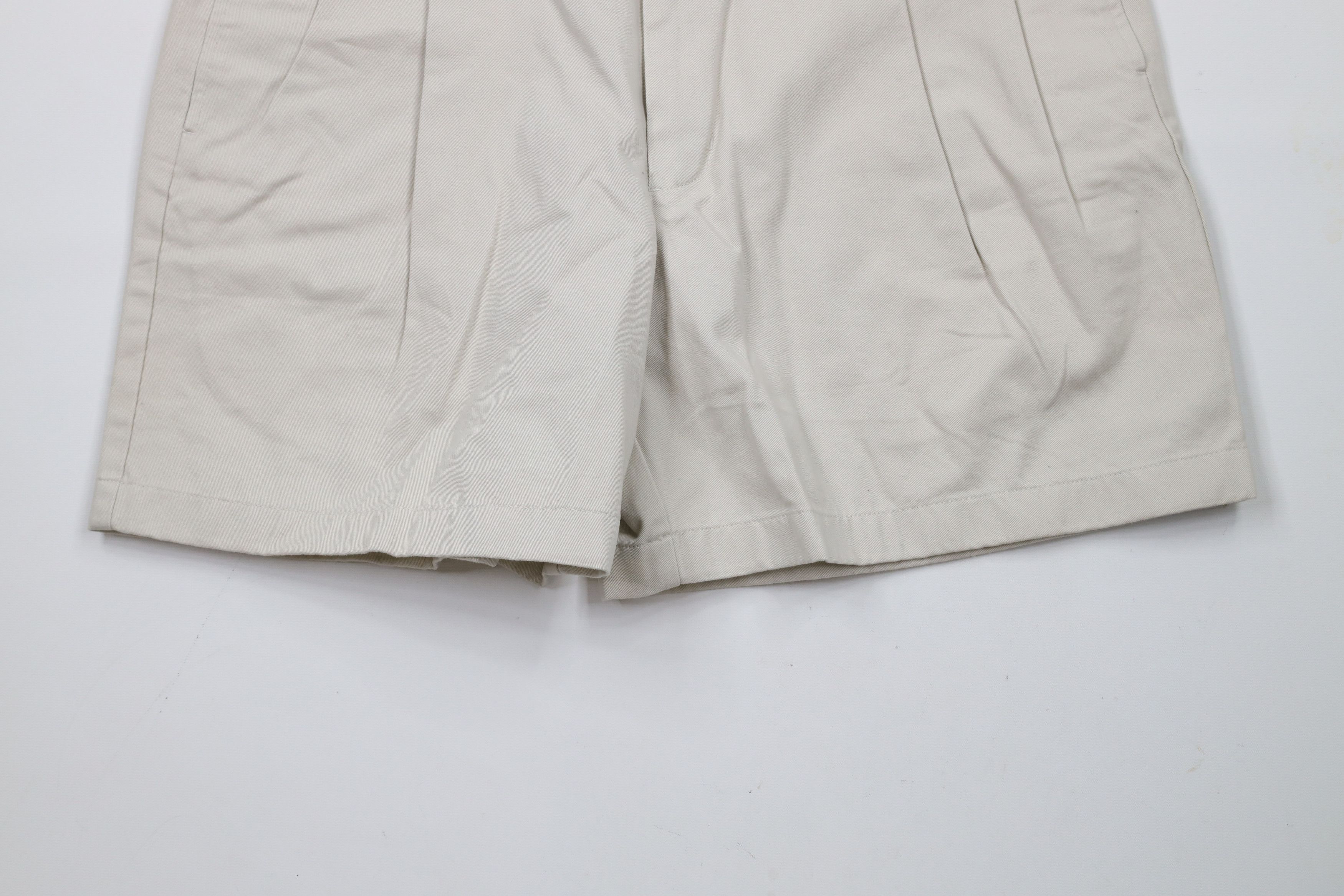 Lands' End × Vintage Deadstock Vintage Lands End Above Knee Chino Shorts Cotton Size US 34 / EU 50 - 4 Thumbnail