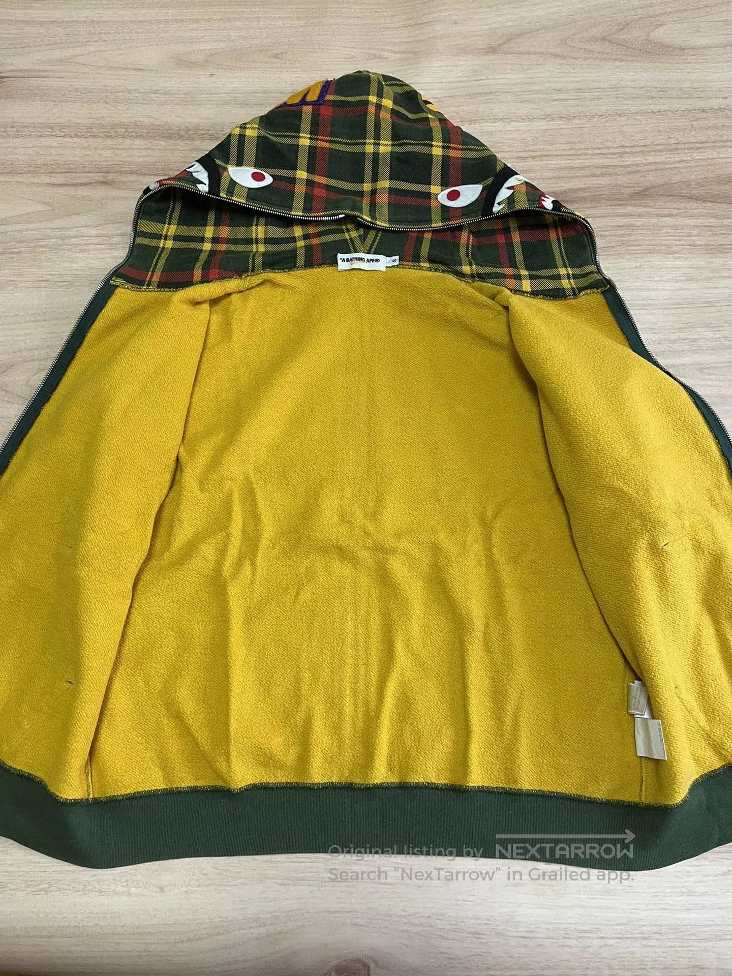 Bape bape plaid shark hoodie size s. Size US S / EU 44-46 / 1 - 7 Thumbnail