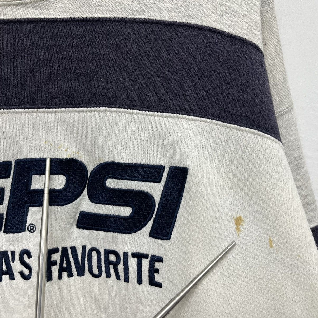 Pepsi Distressed Vintage Pepsi Crewneck Sweatshirt Size US M / EU 48-50 / 2 - 7 Thumbnail