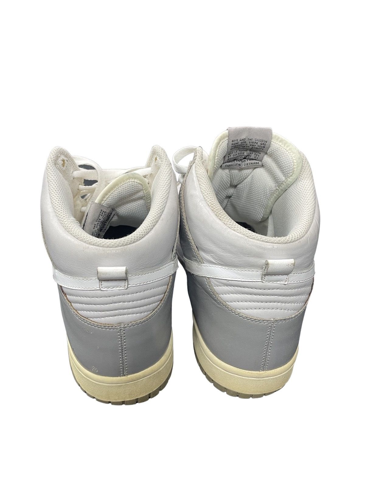 Nike 2005 Nike Dunk Hi Neutral Grey Light White Charcoal Grey Size US 12 / EU 45 - 5 Thumbnail