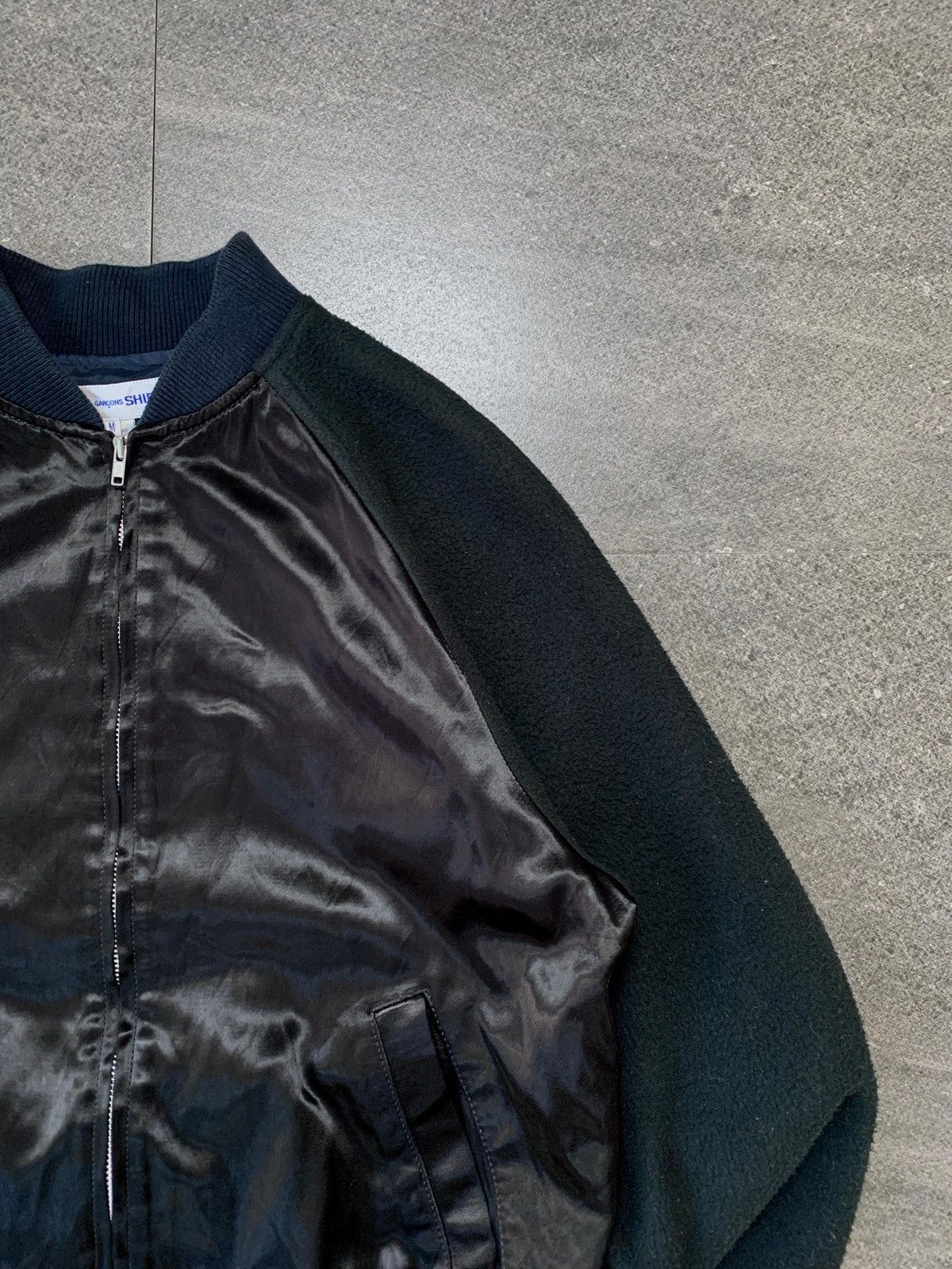 Comme des Garcons Rayon / Cotton Fleece Varsity Jacket Size US M / EU 48-50 / 2 - 4 Thumbnail