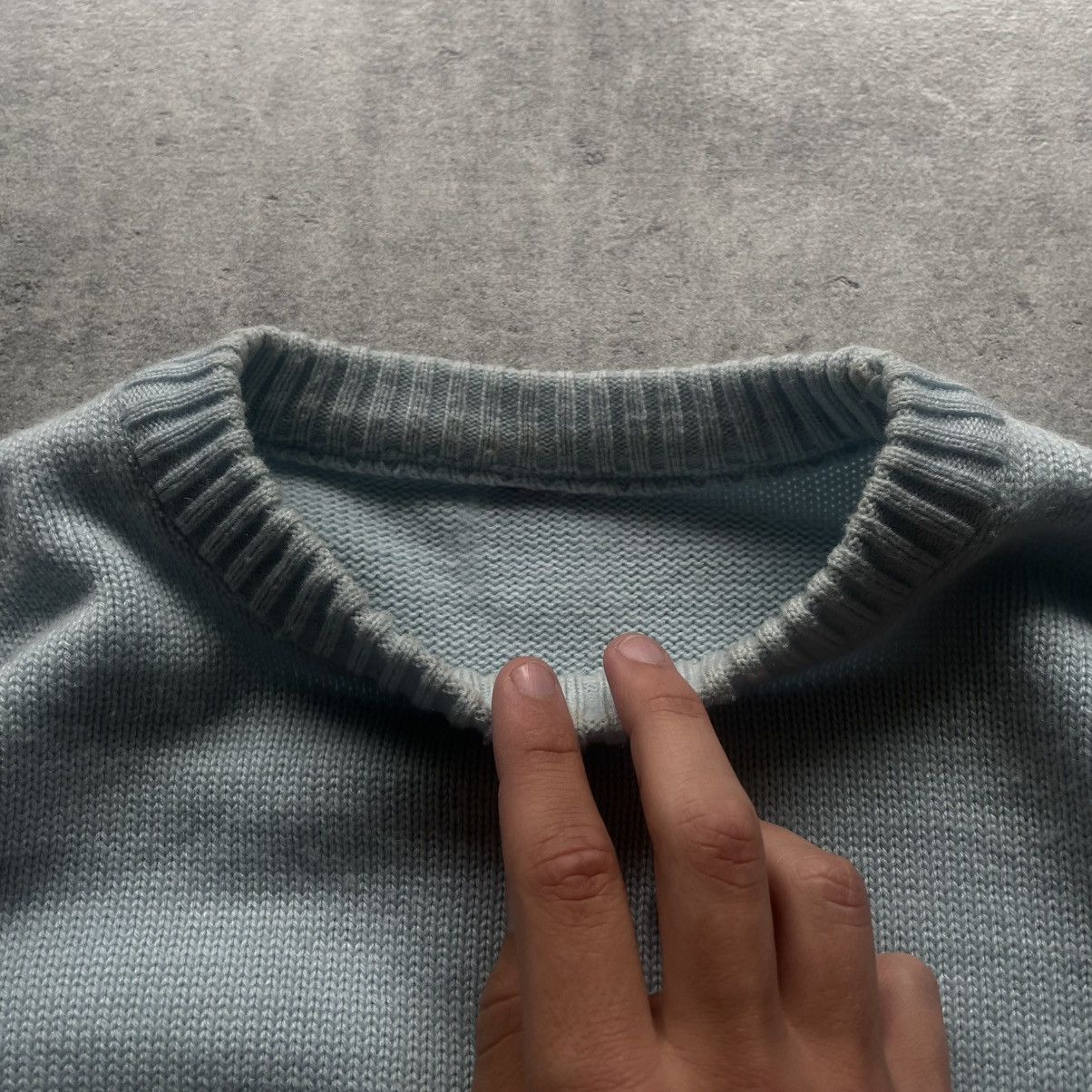 Other Vintage 90s Diesel Big Box Logo Knit Sweatr Size US XL / EU 56 / 4 - 4 Thumbnail