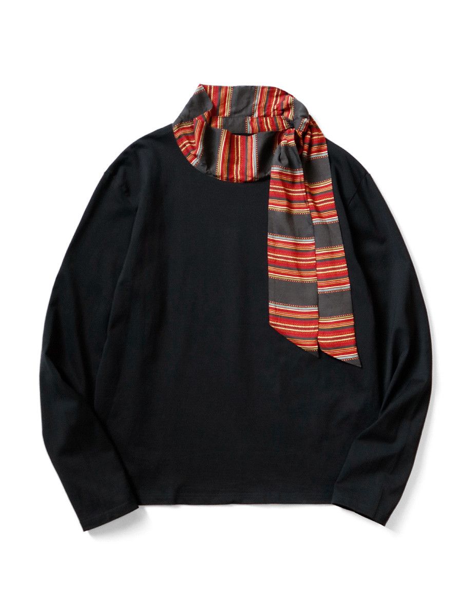 Kapital kapital Jersey Tie Long Sleeve T-shirt Pecos Stripe Size US S / EU 44-46 / 1 - 1 Thumbnail
