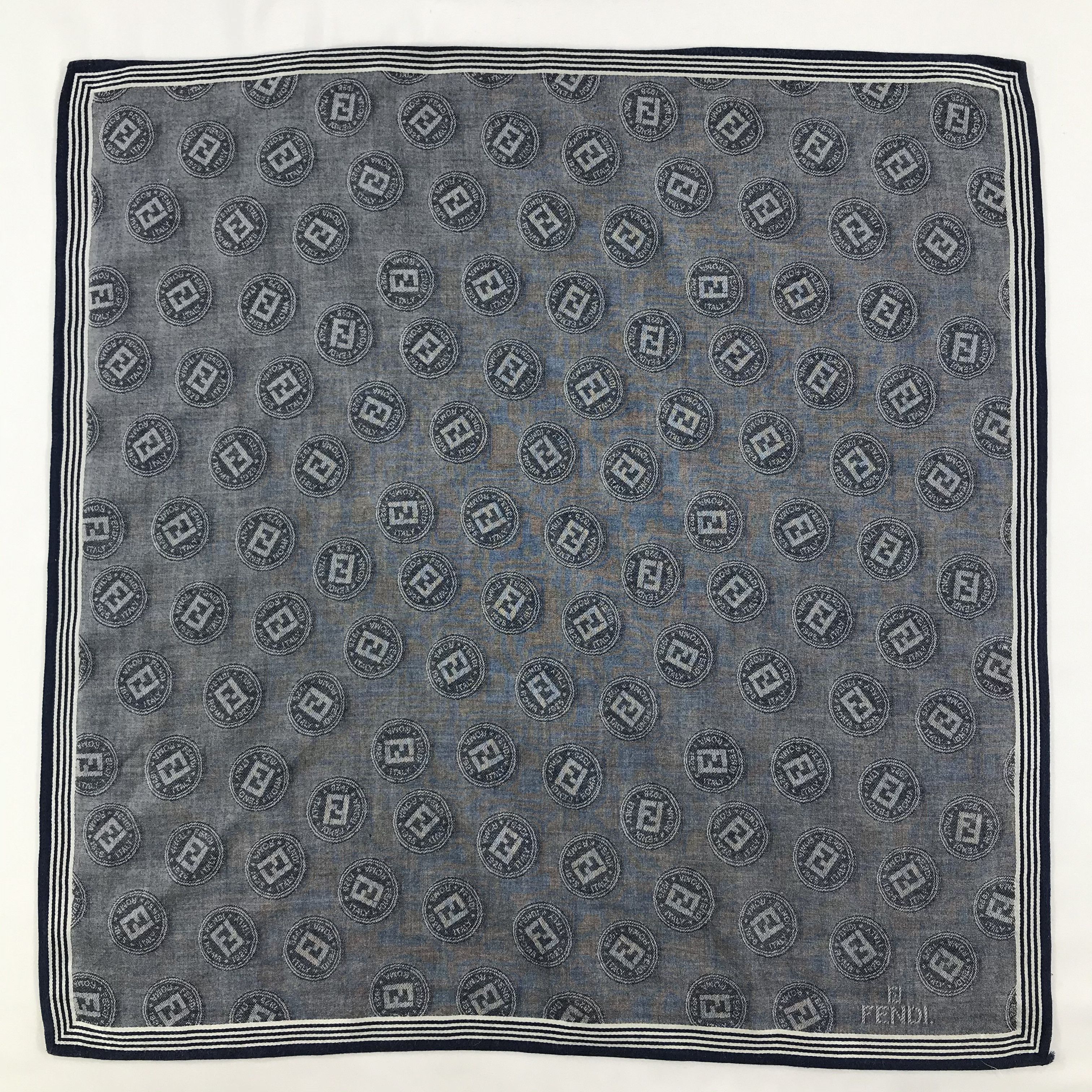 Vintage Fendi Bandana / Handkerchief / Neckerchief - S1480 Size ONE SIZE - 1 Thumbnail