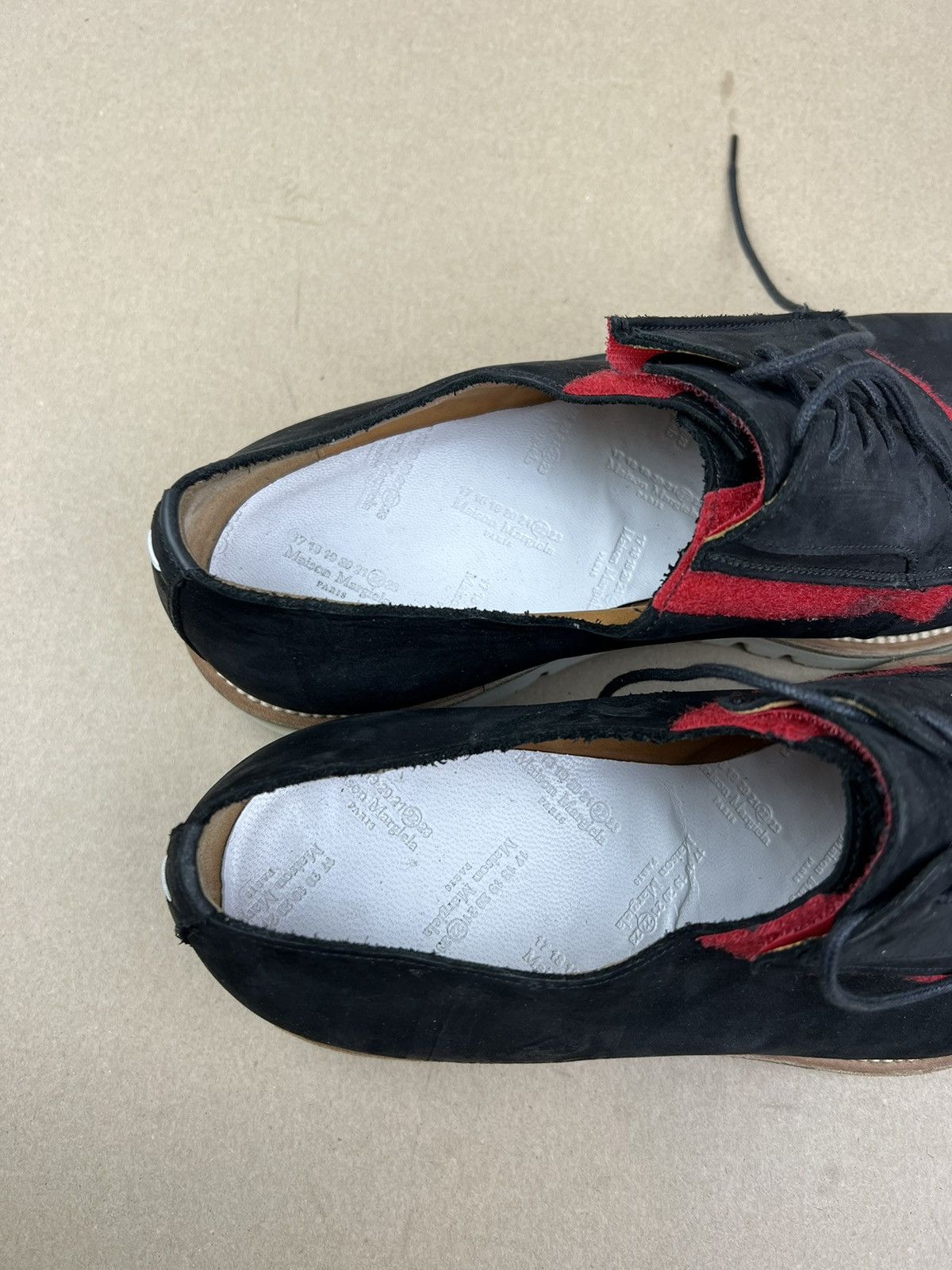 Maison Margiela MAISON MARGIELA Derby Matte Leather Shoes Velcro Fastening Size US 10 / EU 43 - 14 Thumbnail