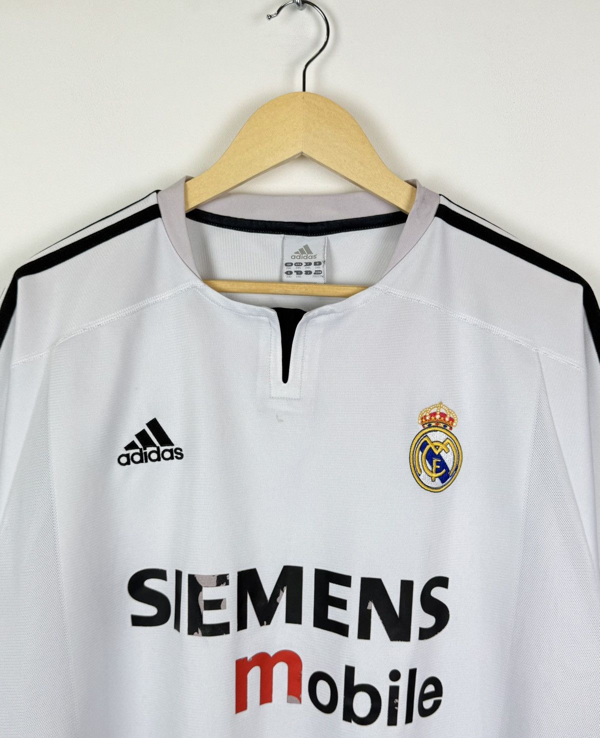 Adidas Vintage Real Madrid 2003/2004 Soccer Jersey Football Shirt Size US XXL / EU 58 / 5 - 2 Thumbnail