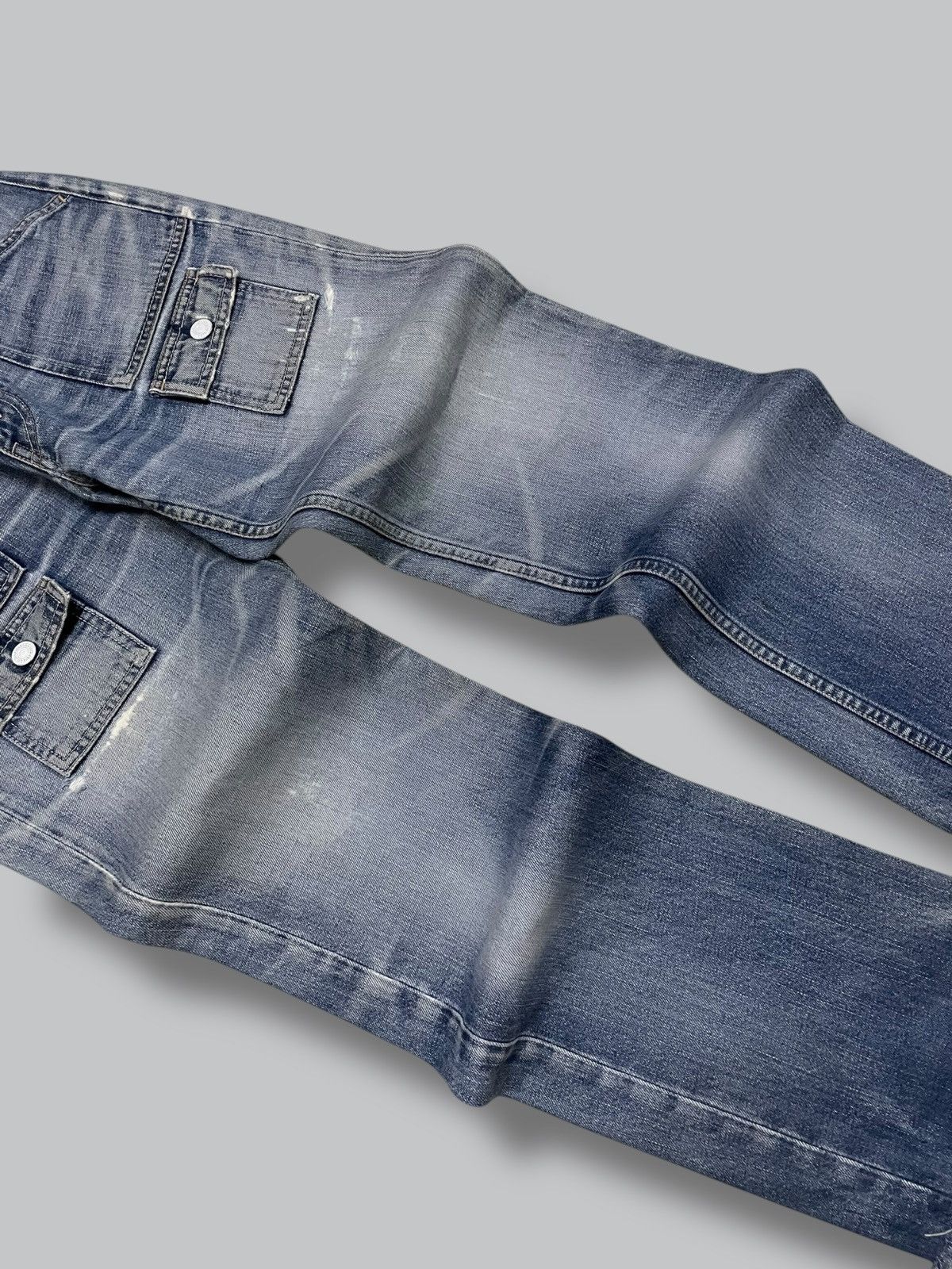 Levi's Vintage Clothing Vintage Designer Levis 302 Bush Pant Distressed Denim Size US 30 / EU 46 - 3 Thumbnail