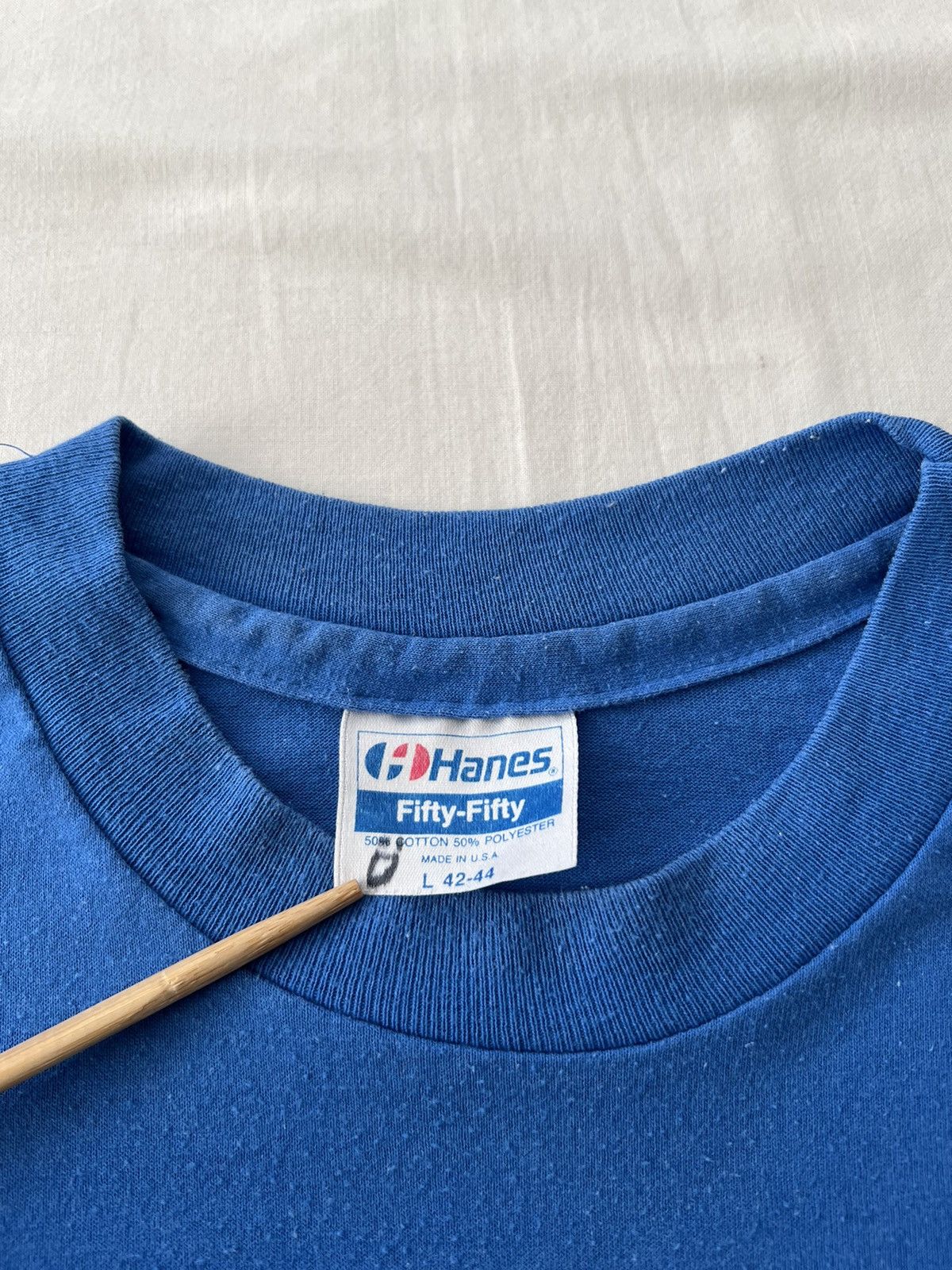 Vintage Vintage 1988 New Orleans Jazz USA Crocodile Blue T-shirt Size US L / EU 52-54 / 3 - 11 Thumbnail