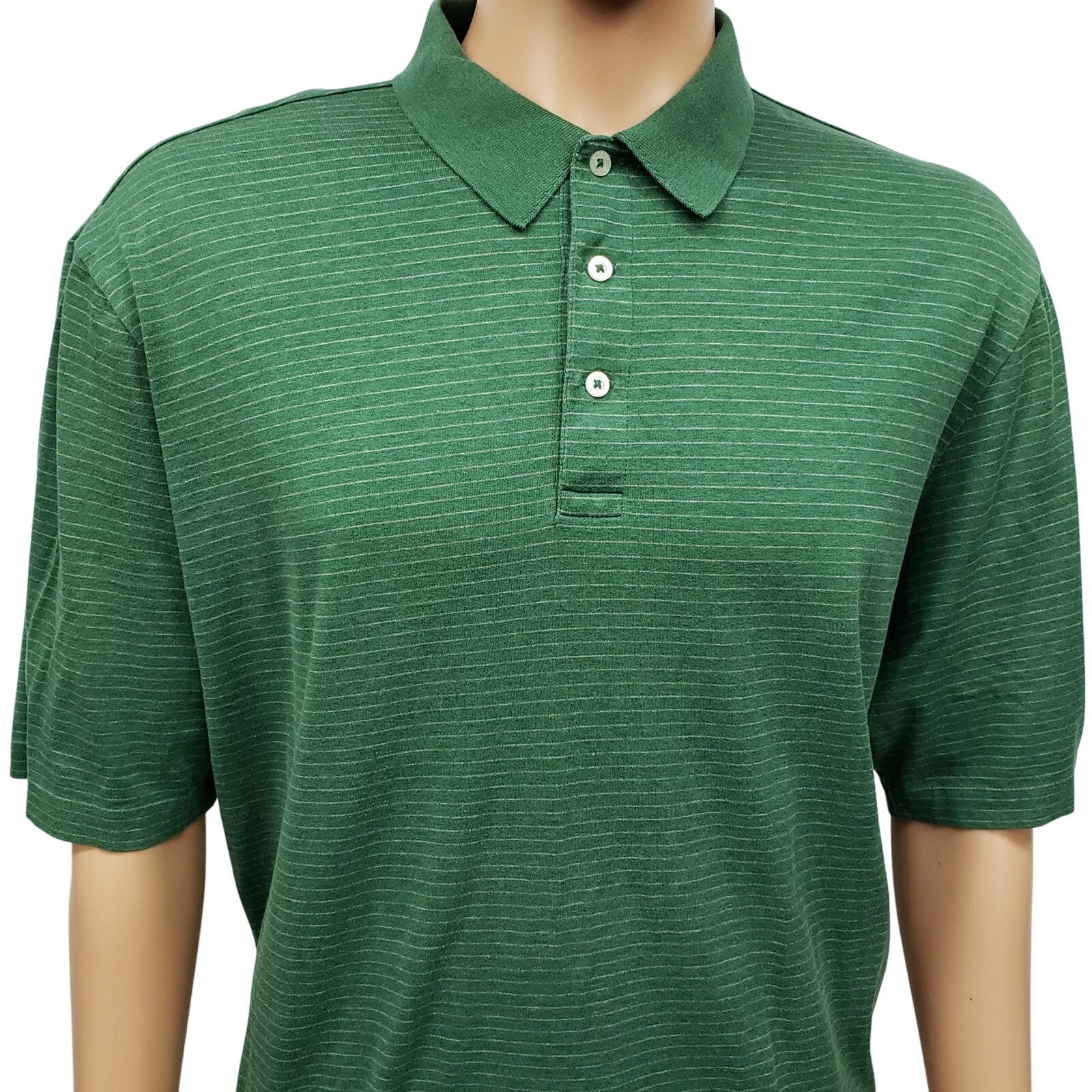 Polo Ralph Lauren Polo Golf Ralph Lauren Pima Cotton Polo Shirt Men L Striped Size US L / EU 52-54 / 3 - 5 Thumbnail