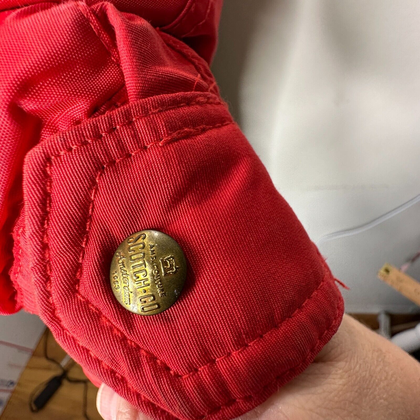 Scotch & Soda Scotch & Soda Olive & Red Front Zip Hooded Heavy Jacket M Size M / US 6-8 / IT 42-44 - 8 Thumbnail