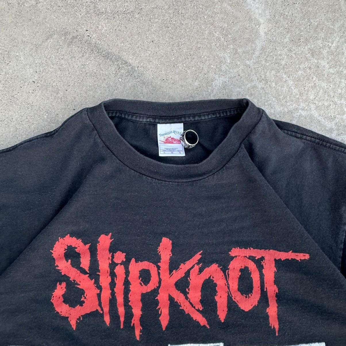 Band Tees × JNCO × Stussy Vintage Y2K 2000s Black Slipknot Grunge Rock Band Tee Large Size US L / EU 52-54 / 3 - 5 Thumbnail