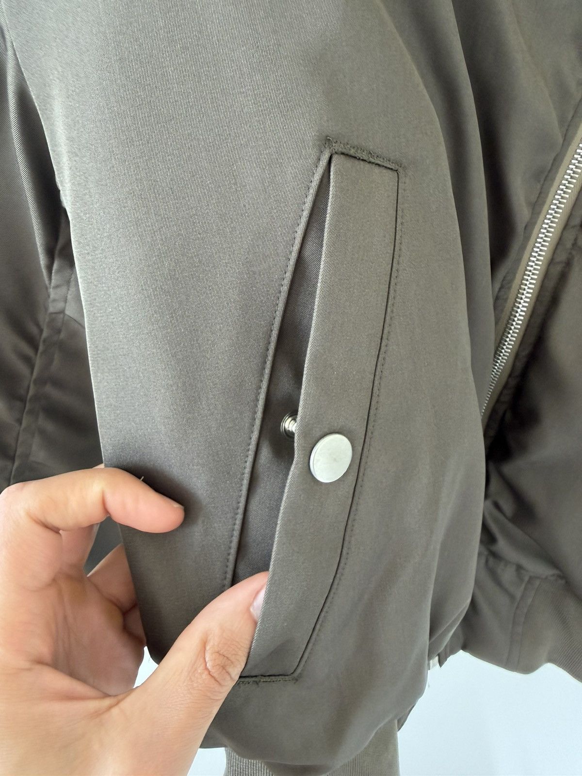 Auralee Auralee Bomber Jacket Silk Twill Blouson Olive Size 3 $1952 Size US S / EU 44-46 / 1 - 4 Thumbnail