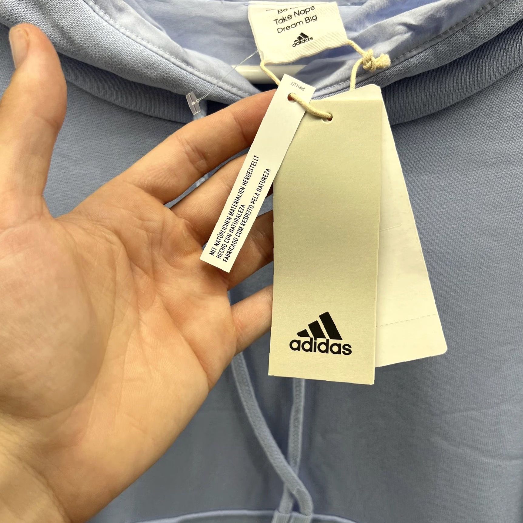 Adidas Adidas Hoodie Mens Small Blue Dawn M PD Pullover Pocket Athletic Sweatshirt Size US S / EU 44-46 / 1 - 7 Thumbnail