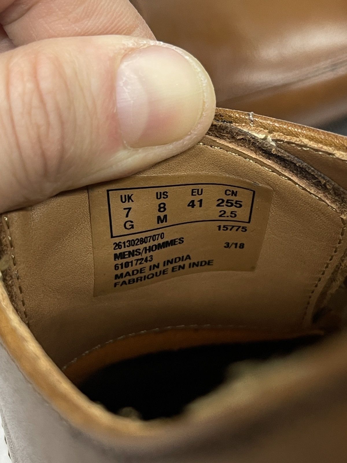 Clarks New Clarks Gilman Mode Leather Shoes Brown Size 41 Size US 7 / EU 40 - 9 Thumbnail