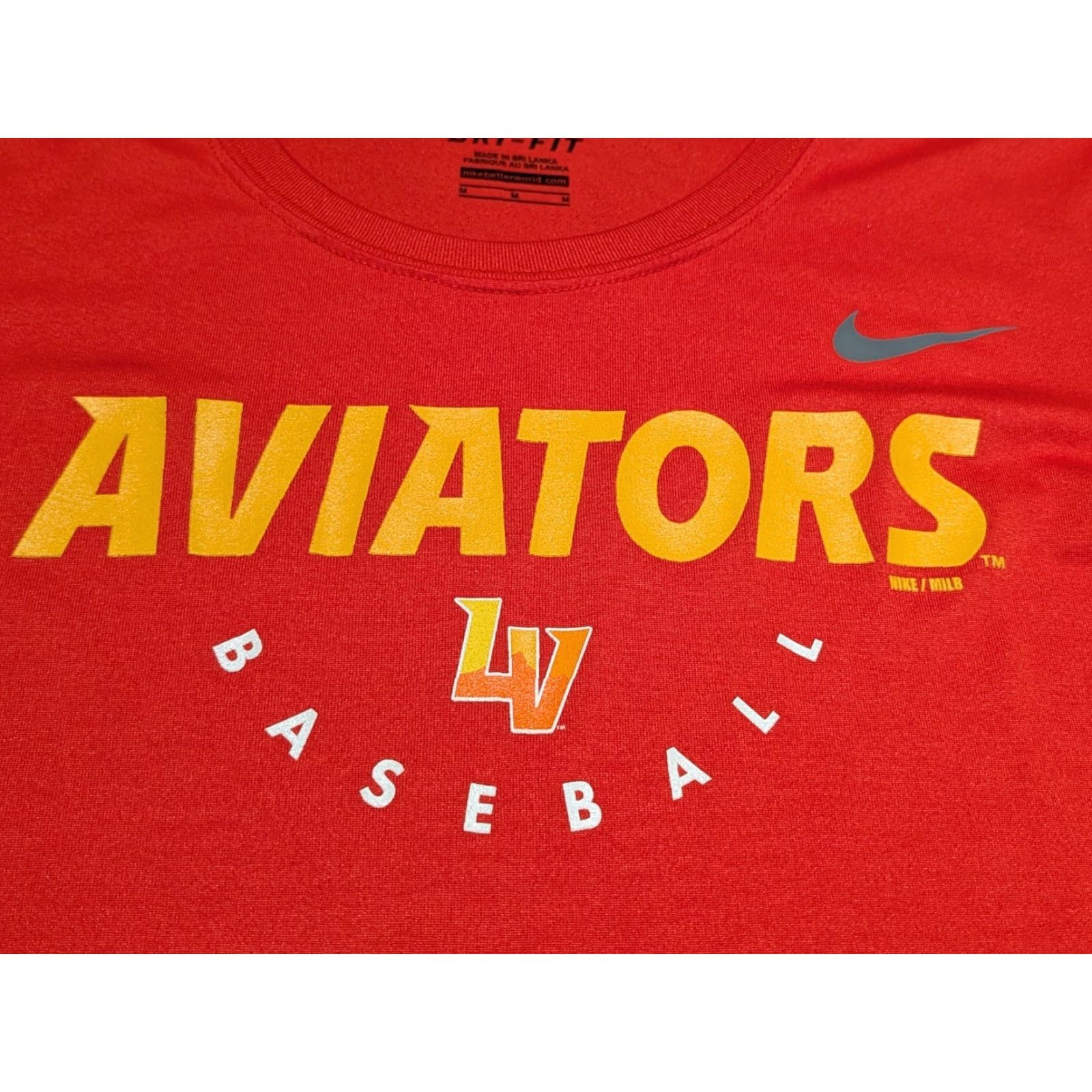 Nike Women's Nike Legend L/S T-Shirt Las Vegas Aviators Dri-Fit M Orange 453182-888 Size M / US 6-8 / IT 42-44 - 4 Thumbnail