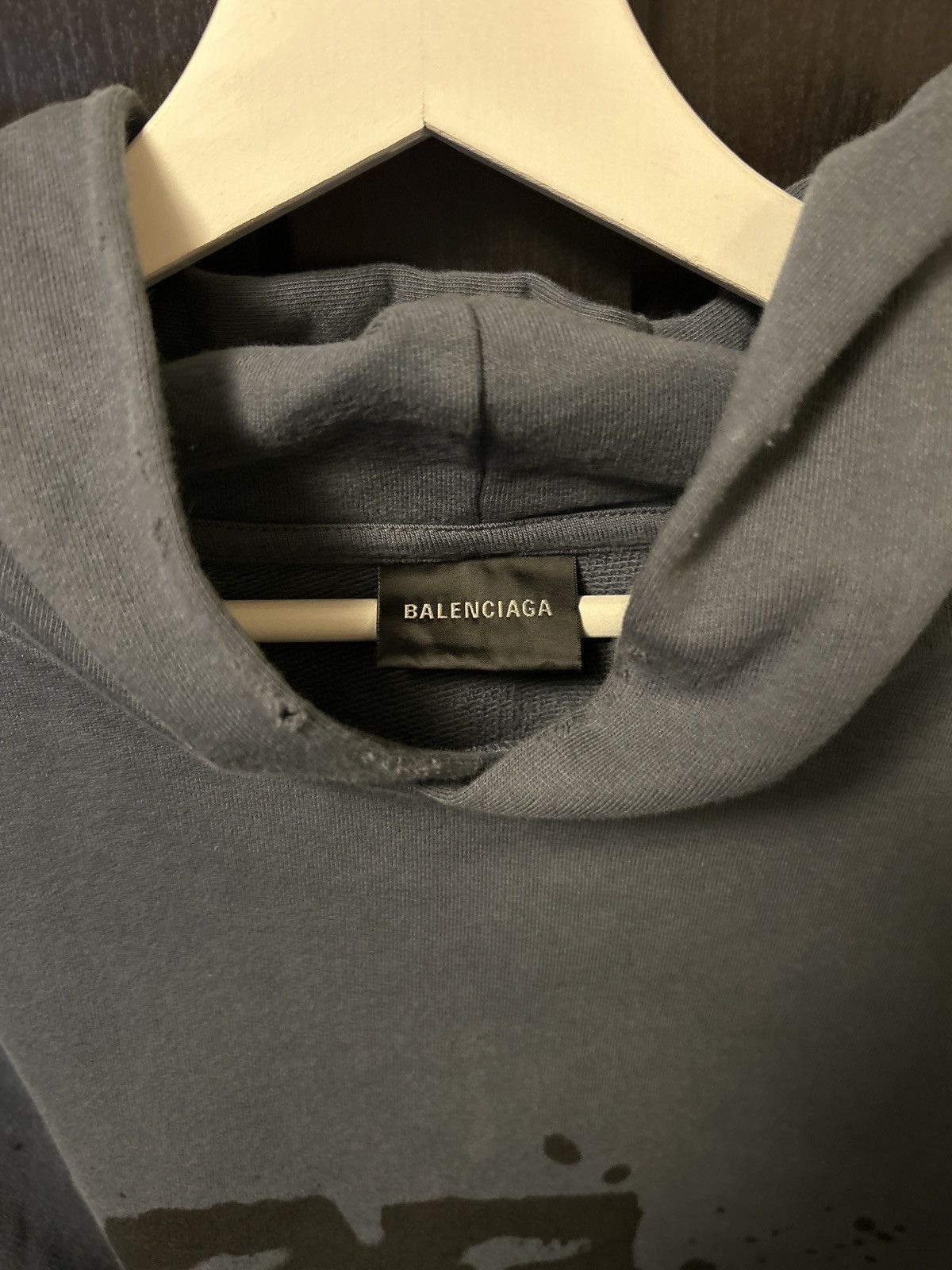 Balenciaga Balenciaga Hand Drawn Icon Hoodie Size US XS / EU 42 / 0 - 3 Thumbnail