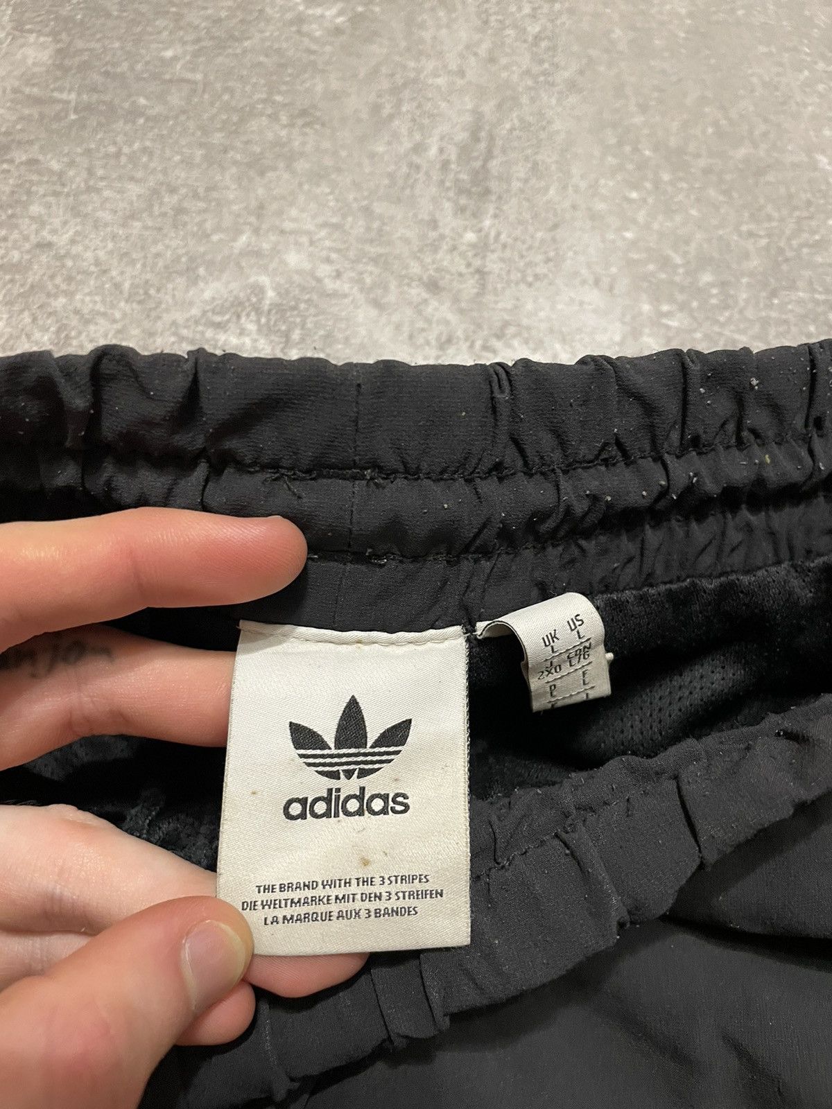 Adidas Vintage Adidas Nylon Parachute Striped Pants Size US 34 / EU 50 - 16 Thumbnail