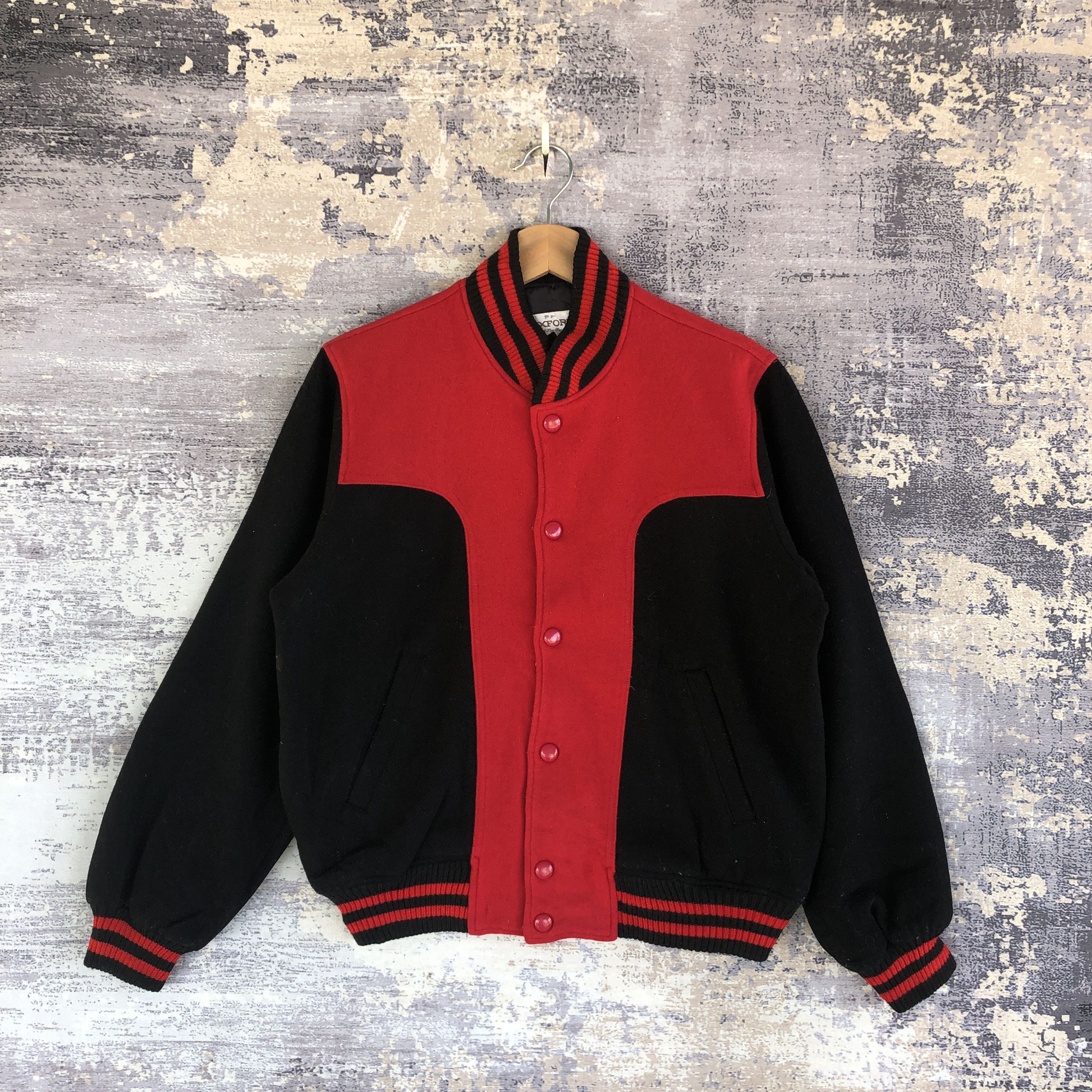 Japanese Brand × Vintage Vintage Oxford Japanese Varsity Jacket Japanese Wool Jacket Size US M / EU 48-50 / 2 - 1 Thumbnail