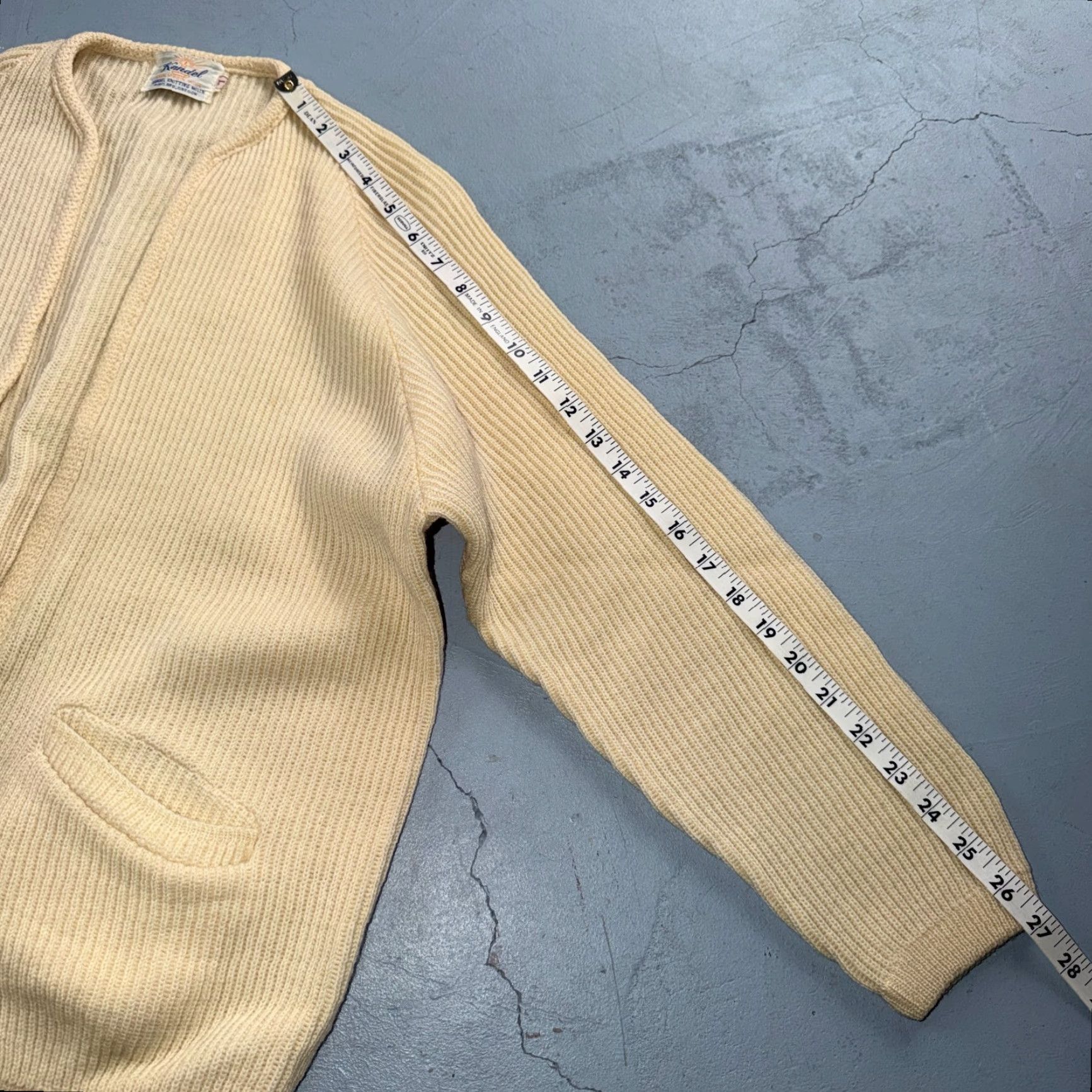 Vintage VTG Kandel Woolen Mills Open Front Cardigan Wool Sweater L Women Rockabilly 50s Vintage Size L / US 10 / IT 46 - 5 Thumbnail