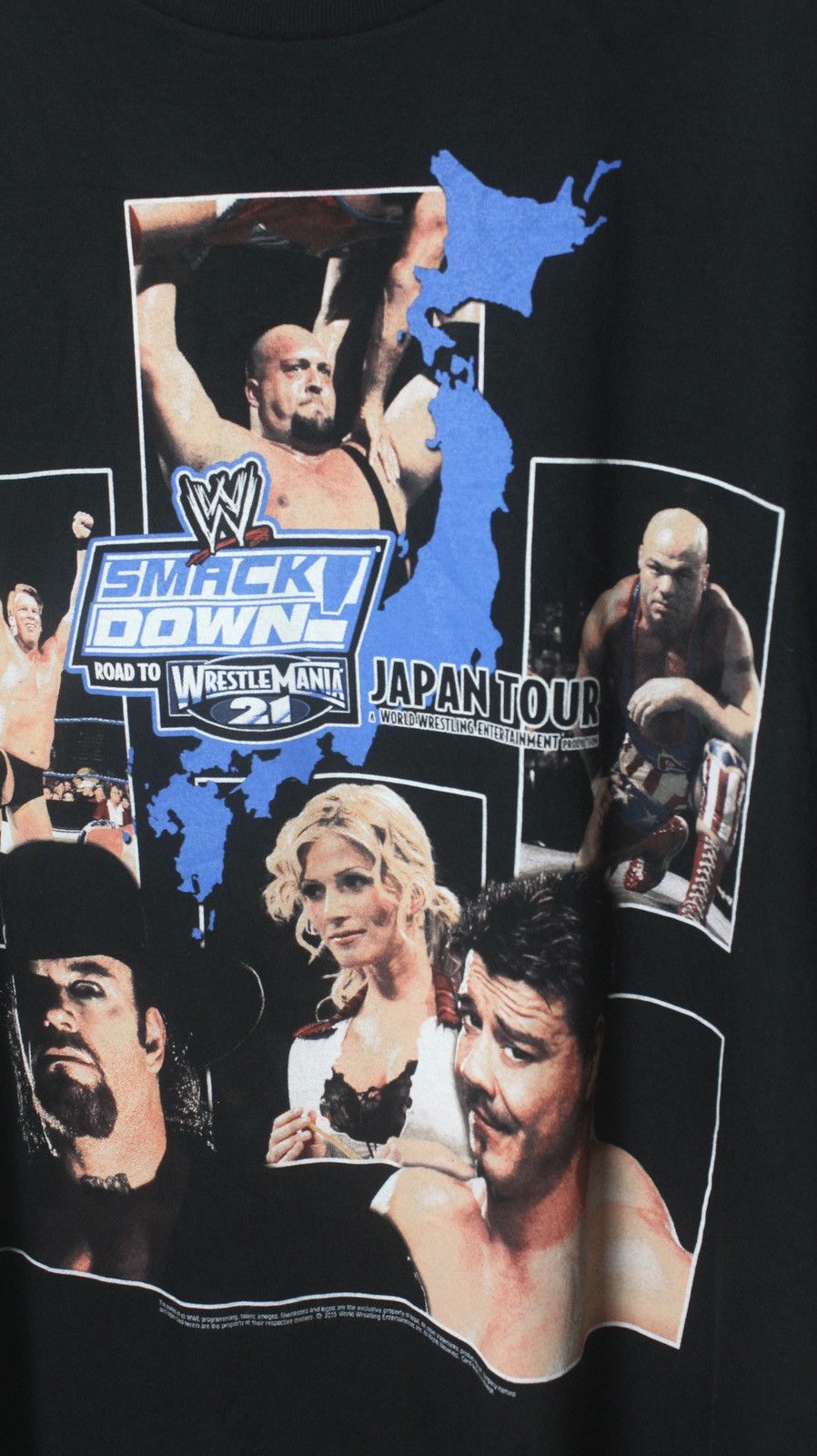 Vintage × WWE Vintage WWE 2004 Wrestlemania Japan Tour Shoot Tag Size US L / EU 52-54 / 3 - 5 Thumbnail