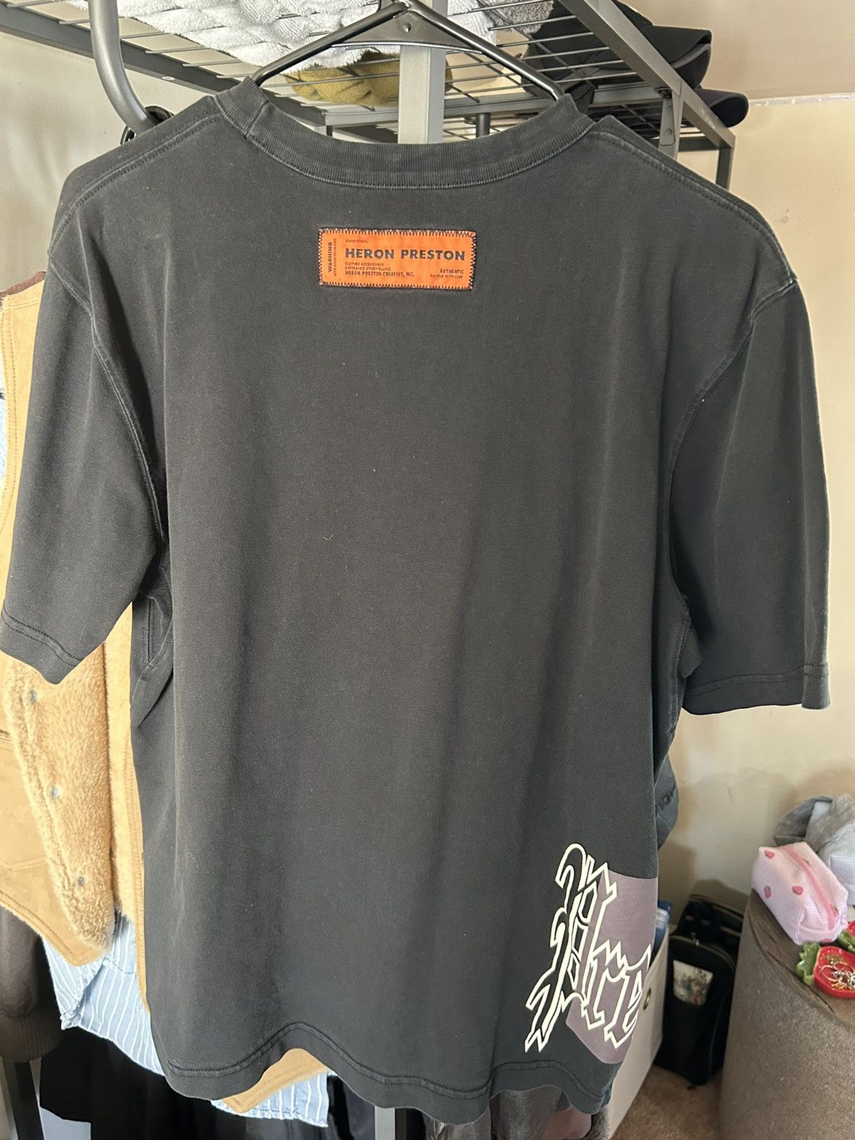 Heron Preston 👿 HERON PRESTON GOTHIC TEE 🪨 Size US S / EU 44-46 / 1 - 2 Thumbnail