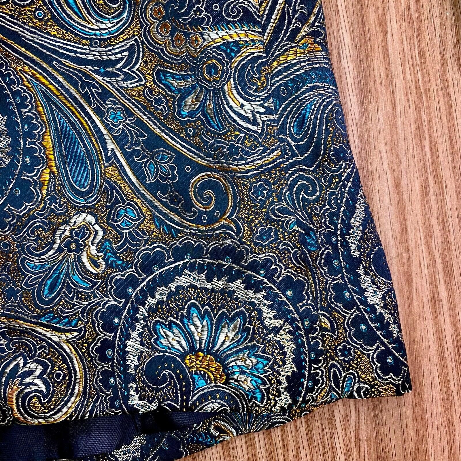 Other Brownstone Studio Vintage Gold Paisley Jacket Womens Small Size S / US 4 / IT 40 - 12 Thumbnail