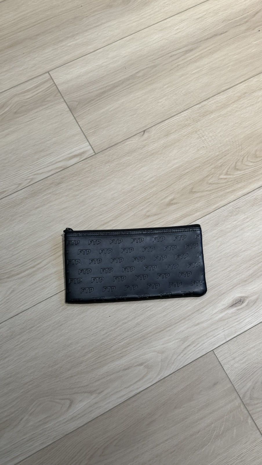 Fuck The Population Fuck The Population leather embossed money bag Size ONE SIZE - 12 Thumbnail