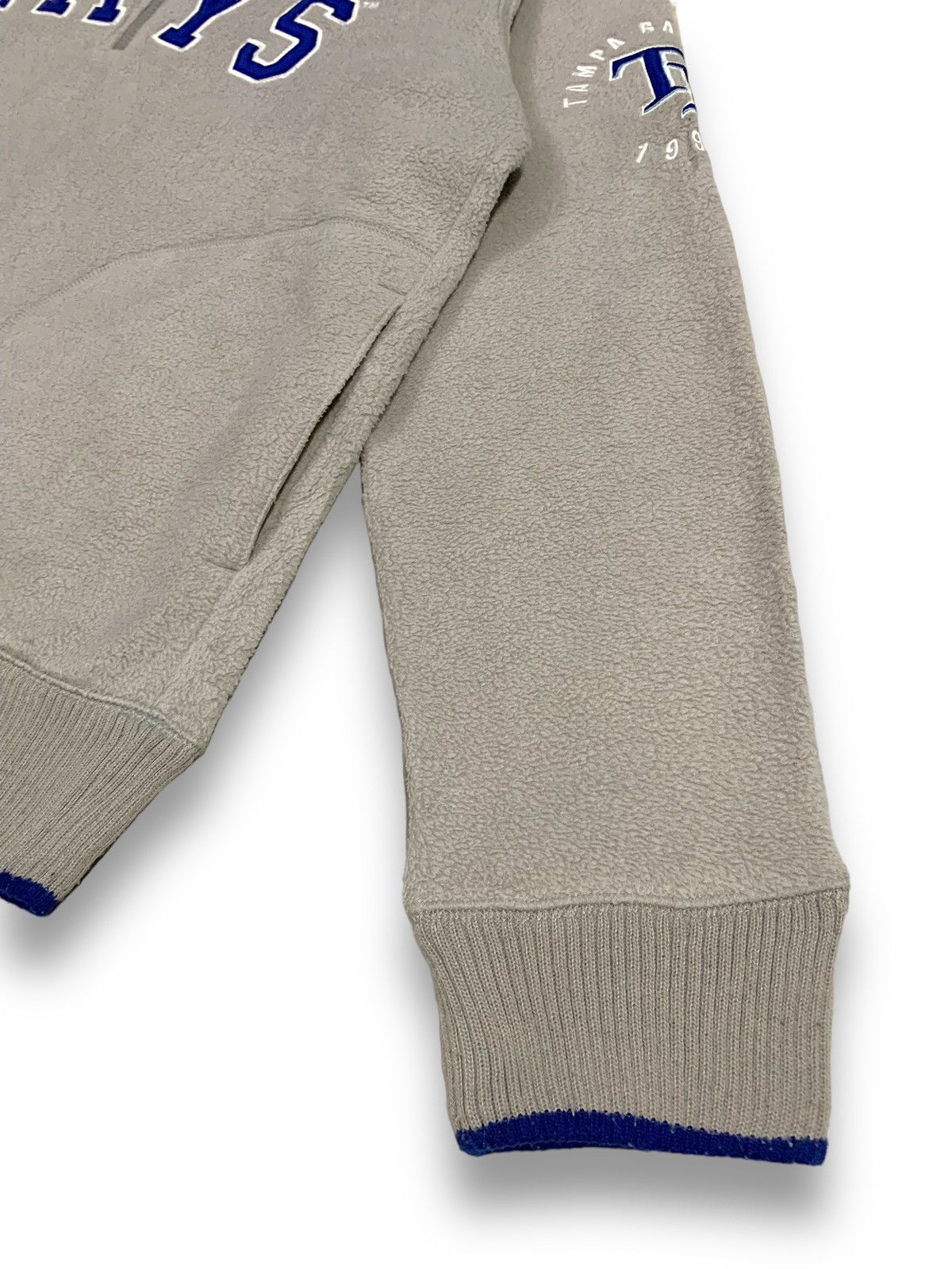 MLB Y2K UNIQLO x MLB Tampa Bay Rays Half Zip Fleece Sweatshirt Size US L / EU 52-54 / 3 - 12 Thumbnail