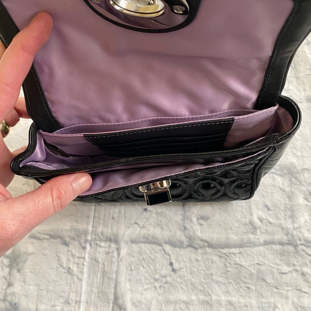 Coach Coach mini shoulder/crossbody bag w/twist latch closure w/satin inner lining Size ONE SIZE - 6 Thumbnail