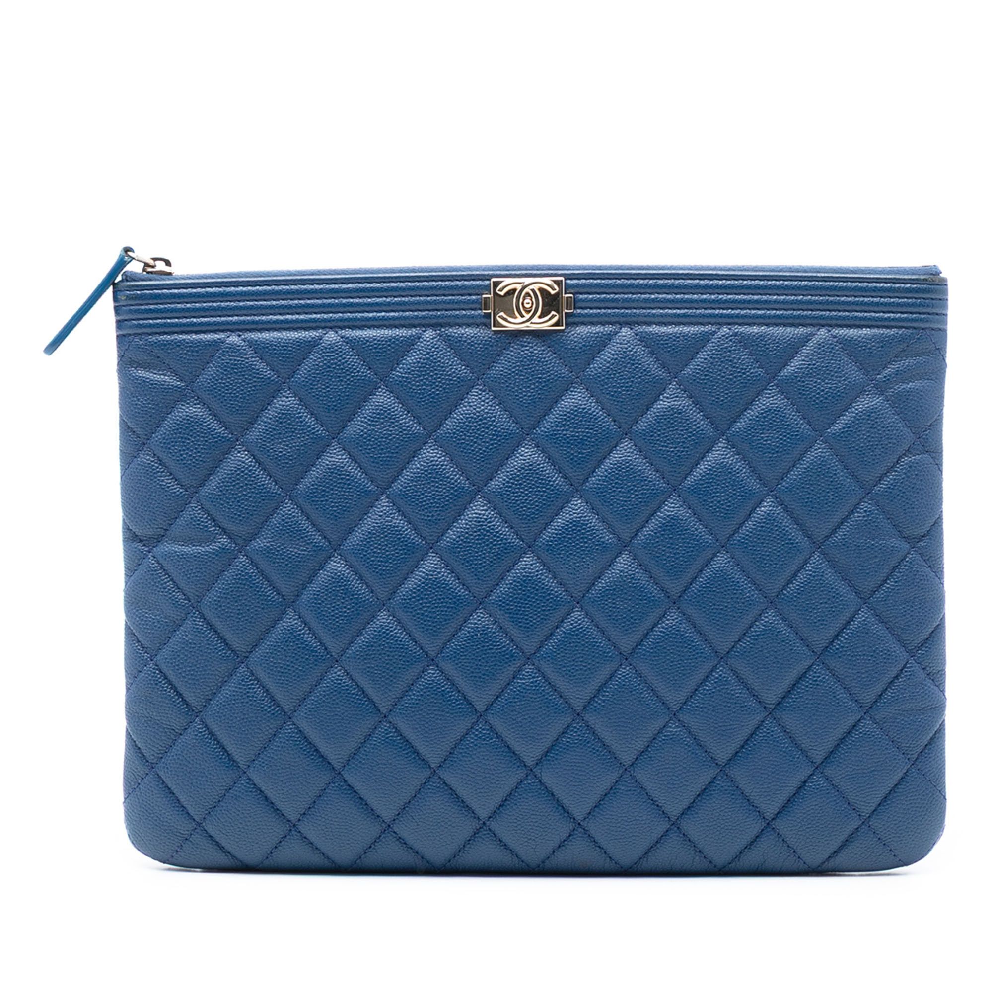 Chanel Chanel Medium Quilted Caviar Boy O Case Clutch Size ONE SIZE - 1 Thumbnail