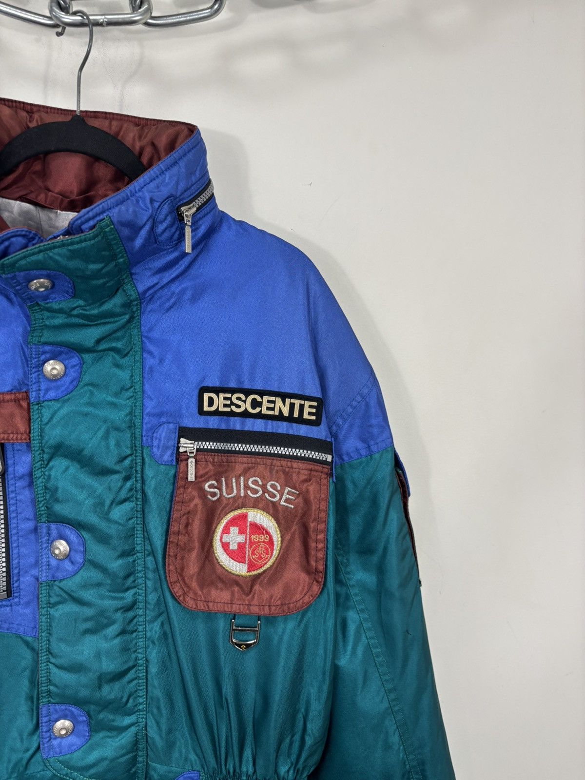 Descente Descente Suisse Swiss Ski Team Pro Vintage Snow Ski Jacket Size US L / EU 52-54 / 3 - 5 Thumbnail
