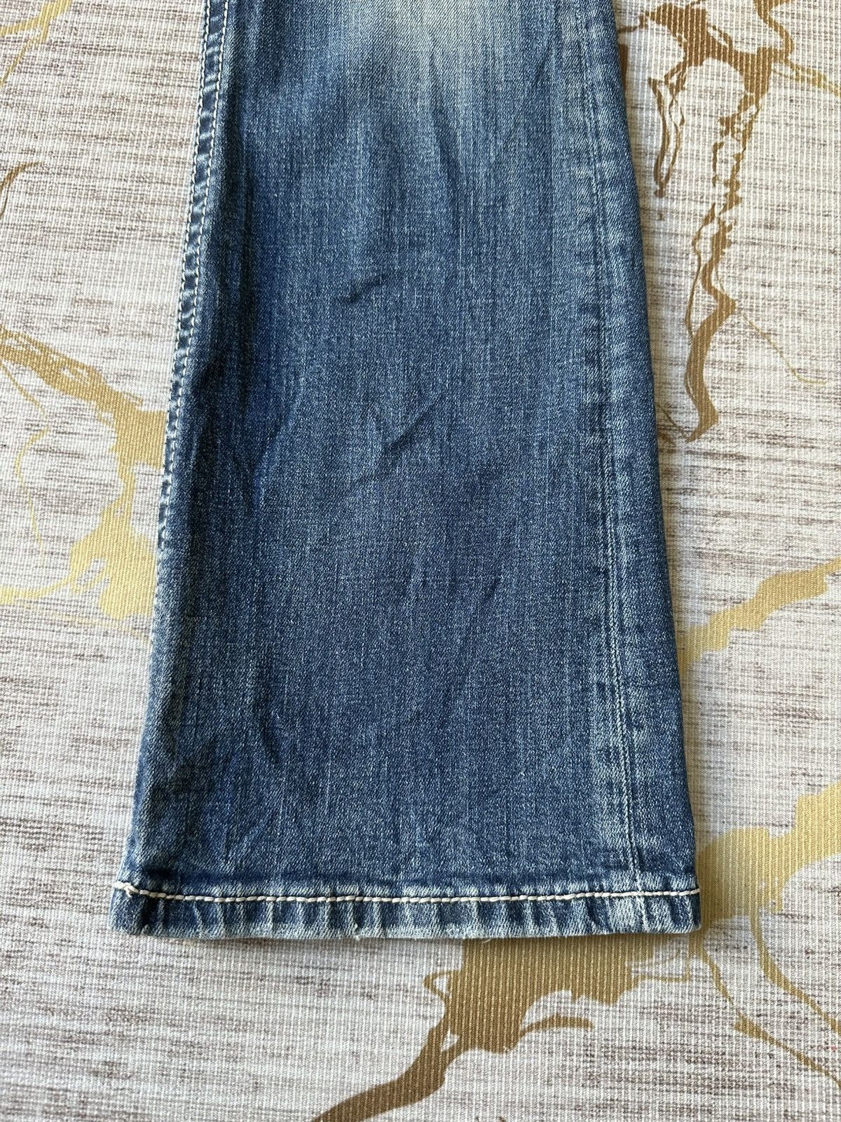 Tornado Mart FLARE Be/Rock For Express Distressed Denim Size 27" / US 4 / IT 40 - 8 Thumbnail