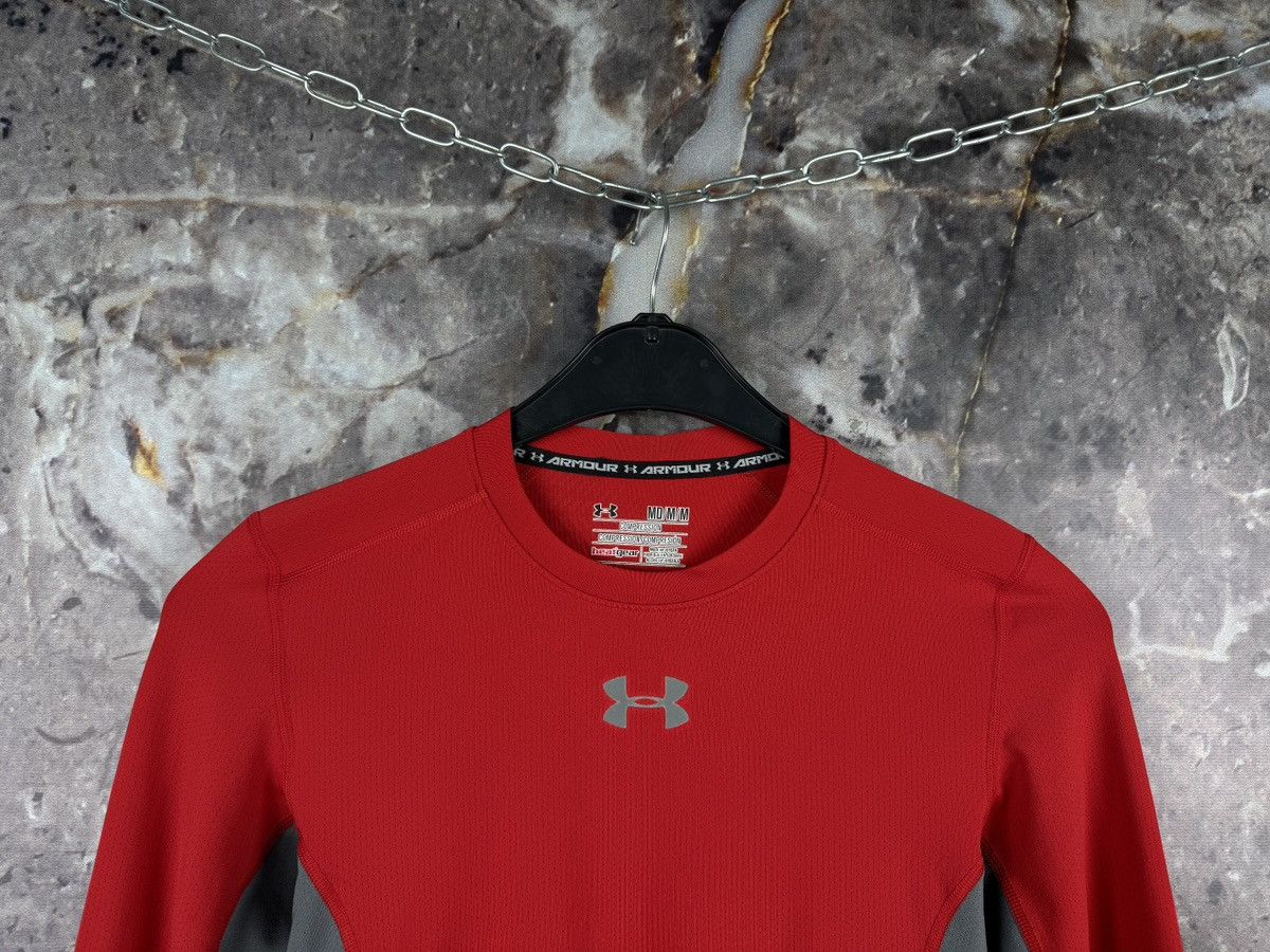 Under Armour Under Armour Men’s Compression Long Sleeve Shirt Red Size M Size US M / EU 48-50 / 2 - 2 Thumbnail