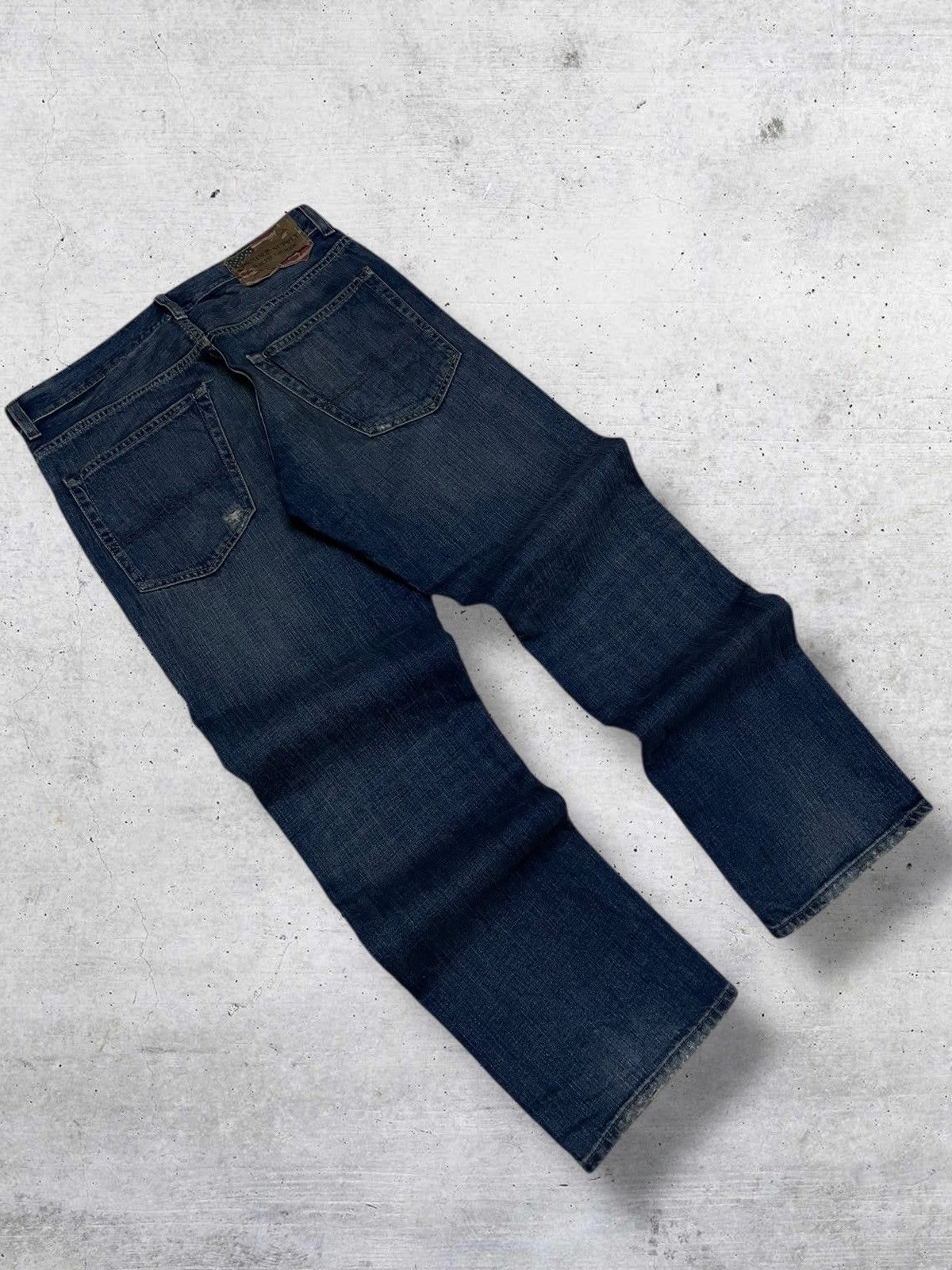 Polo Ralph Lauren VINTAGE POLO RALPH LAUREN SUPPLY DISTRESSED INDIGO DENIM Size US 33 - 9 Thumbnail
