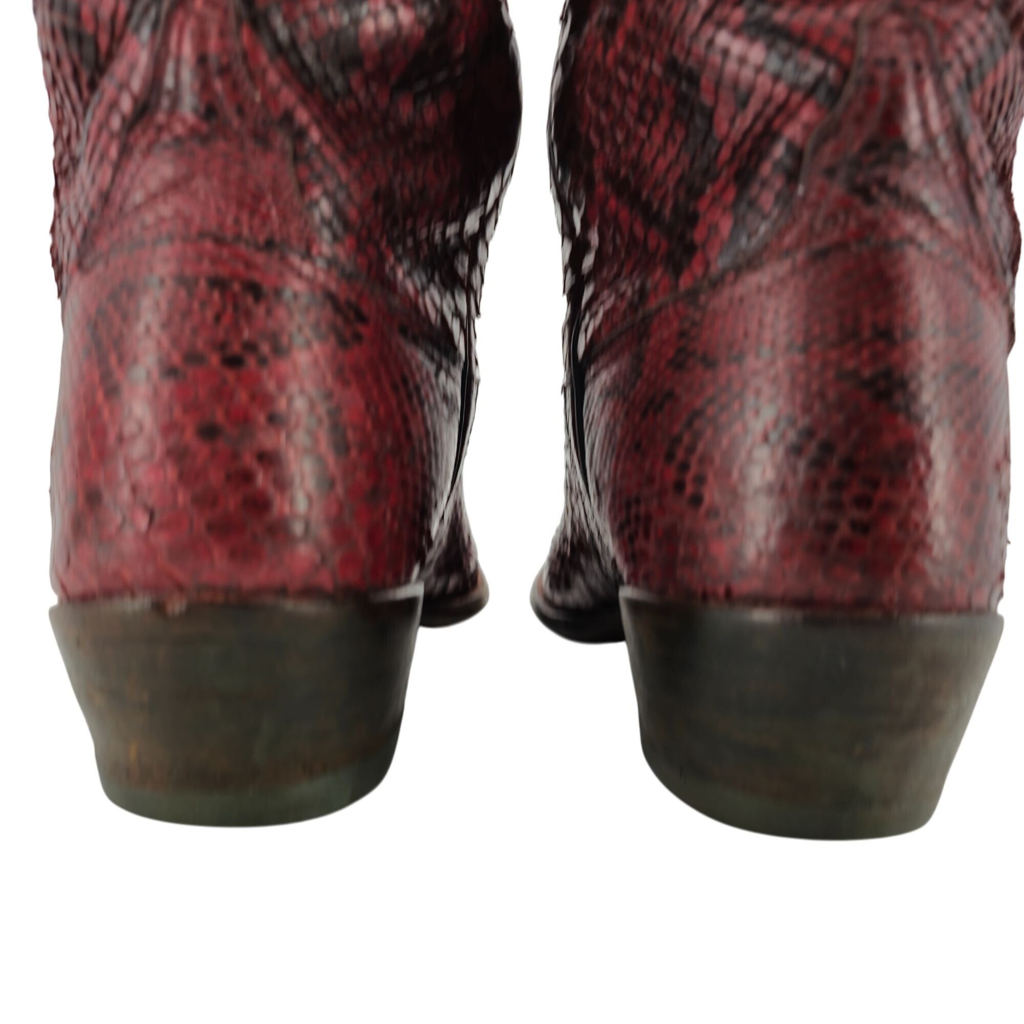 Lucchese Lucchese San Antonio Full Burmese Python Mens 11.5D Cowboy Size US 11.5 / EU 44-45 - 11 Thumbnail