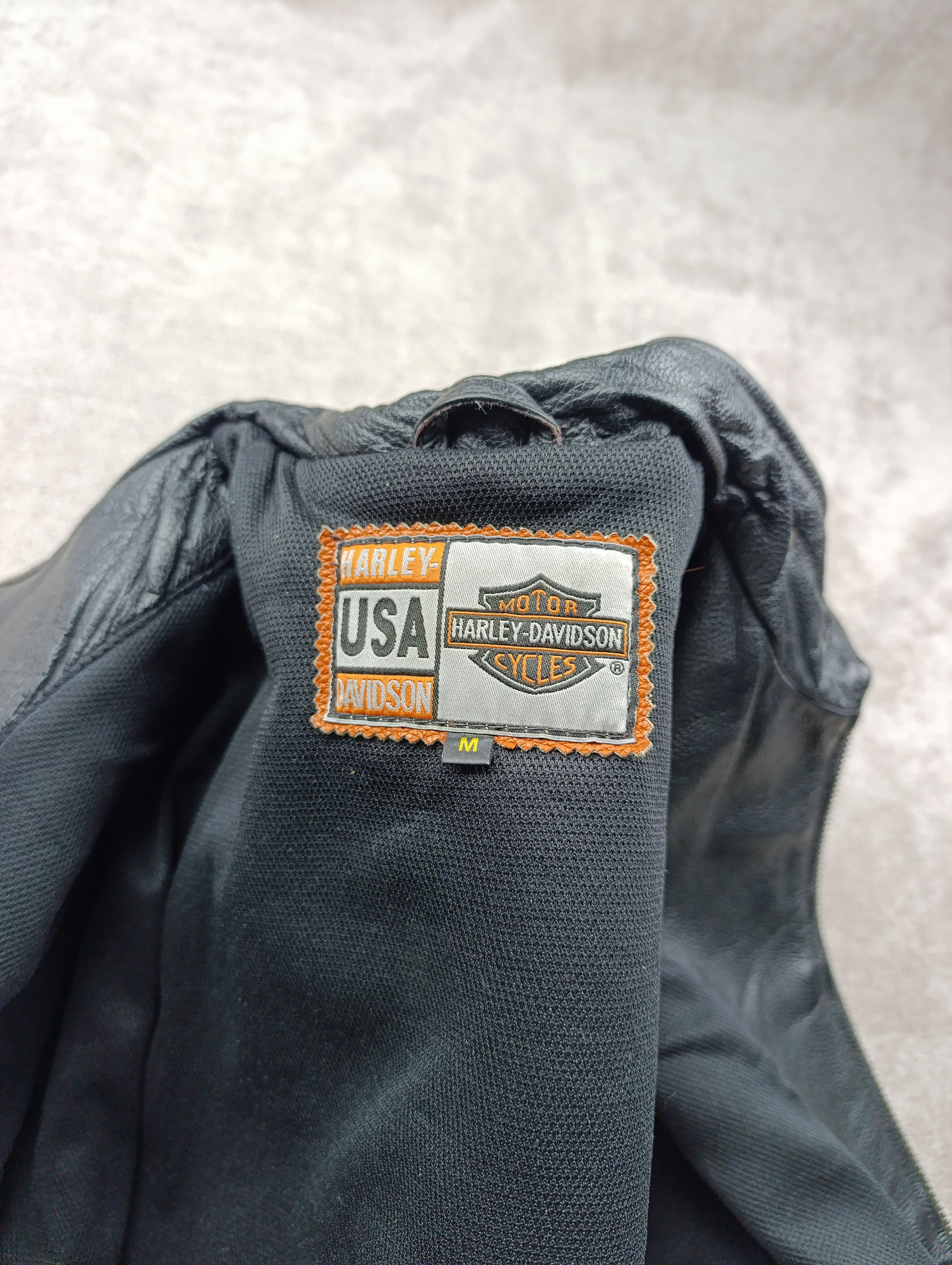 Harley Davidson Harley Davidson Mens Vintage Leather Biker Jacket Size US M / EU 48-50 / 2 - 20 Thumbnail